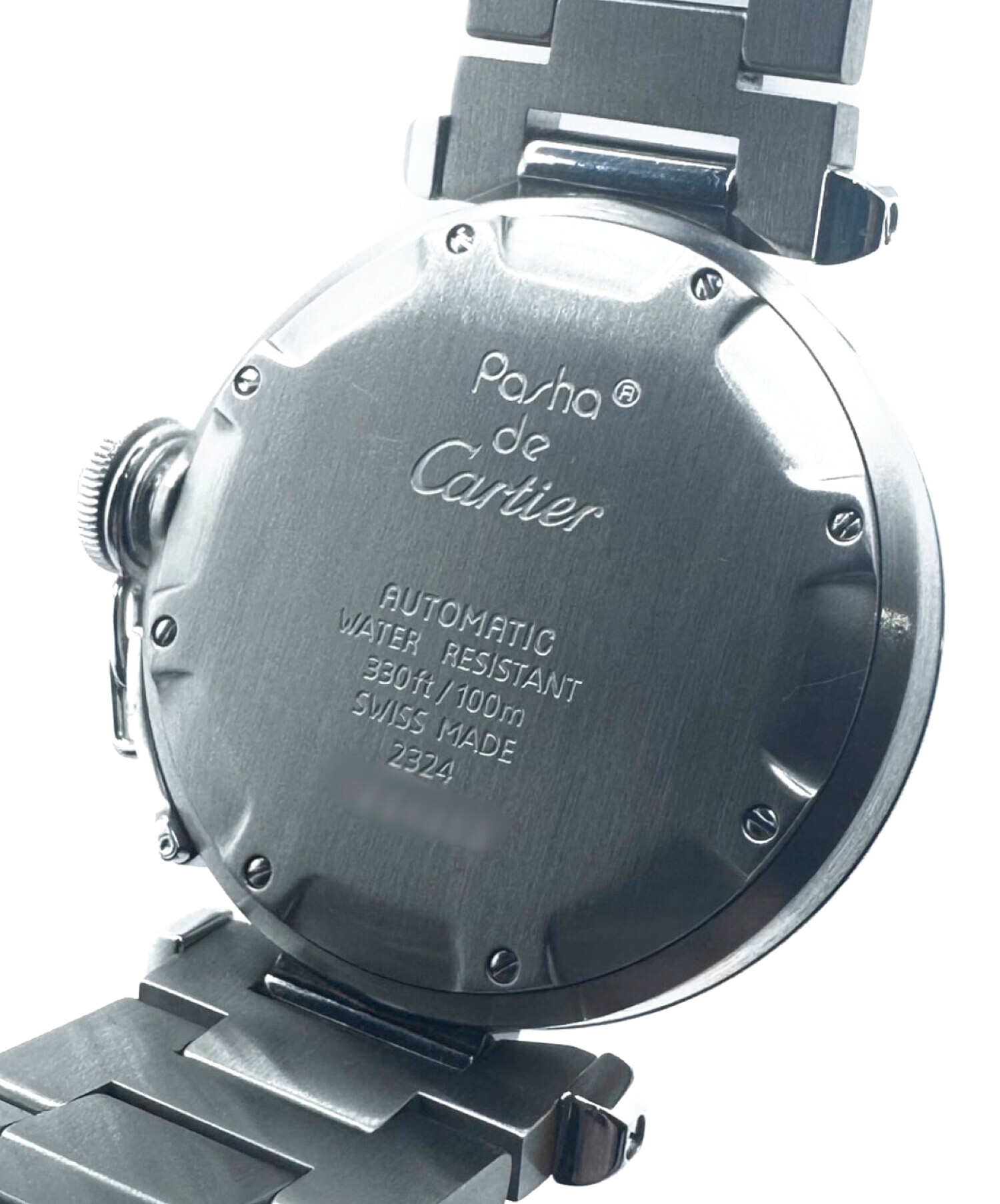 カルティエ パシャC 腕時計 時計 ステンレススチール 2324 自動巻き ユニセックス 1年保証 CARTIER  中古 カルティエ パシャC 腕時計 時計 カルティエ ステンレススチール 2324