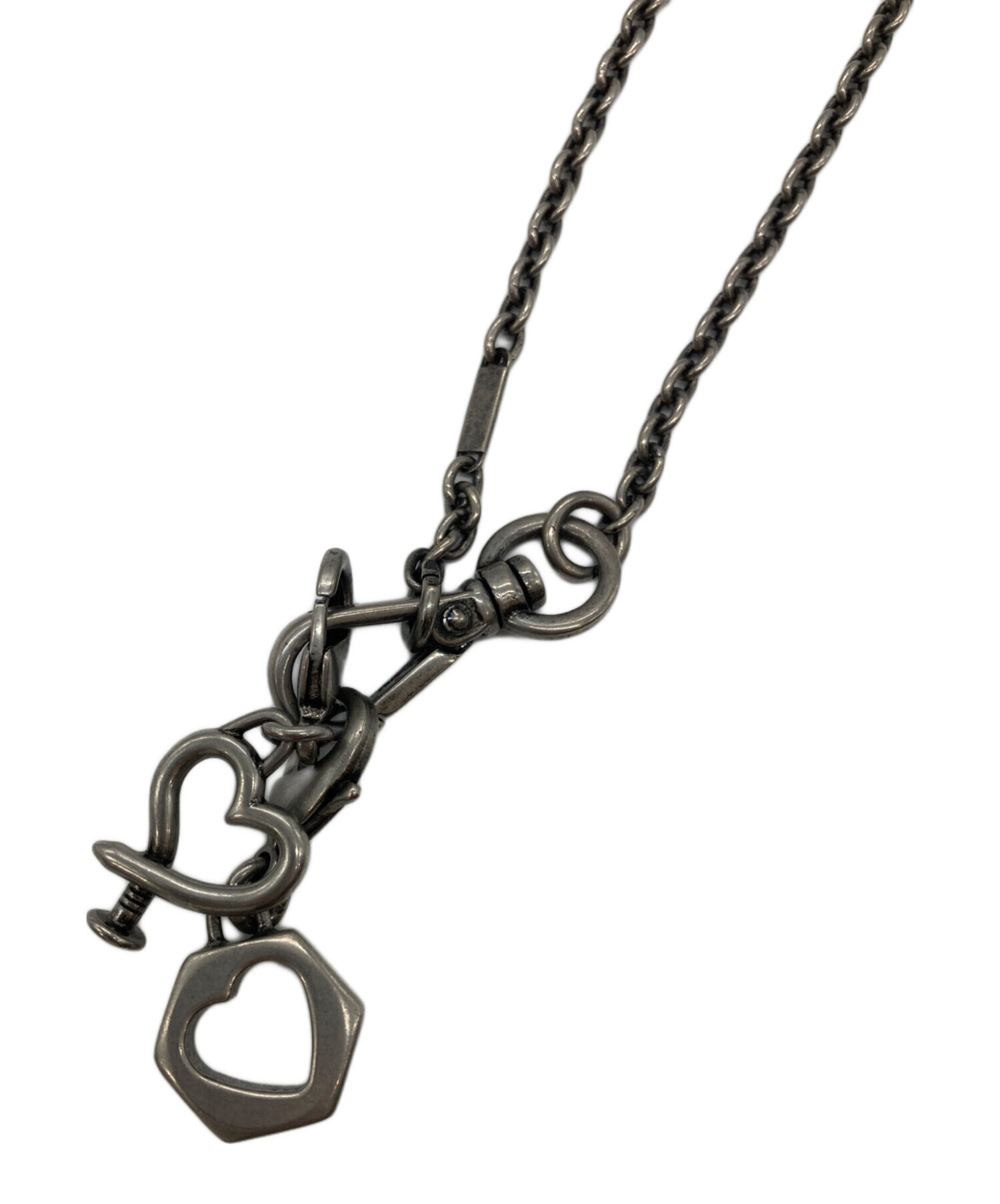 中古・古着通販】PRADA (プラダ) シルバーネックレス｜ブランド・古着