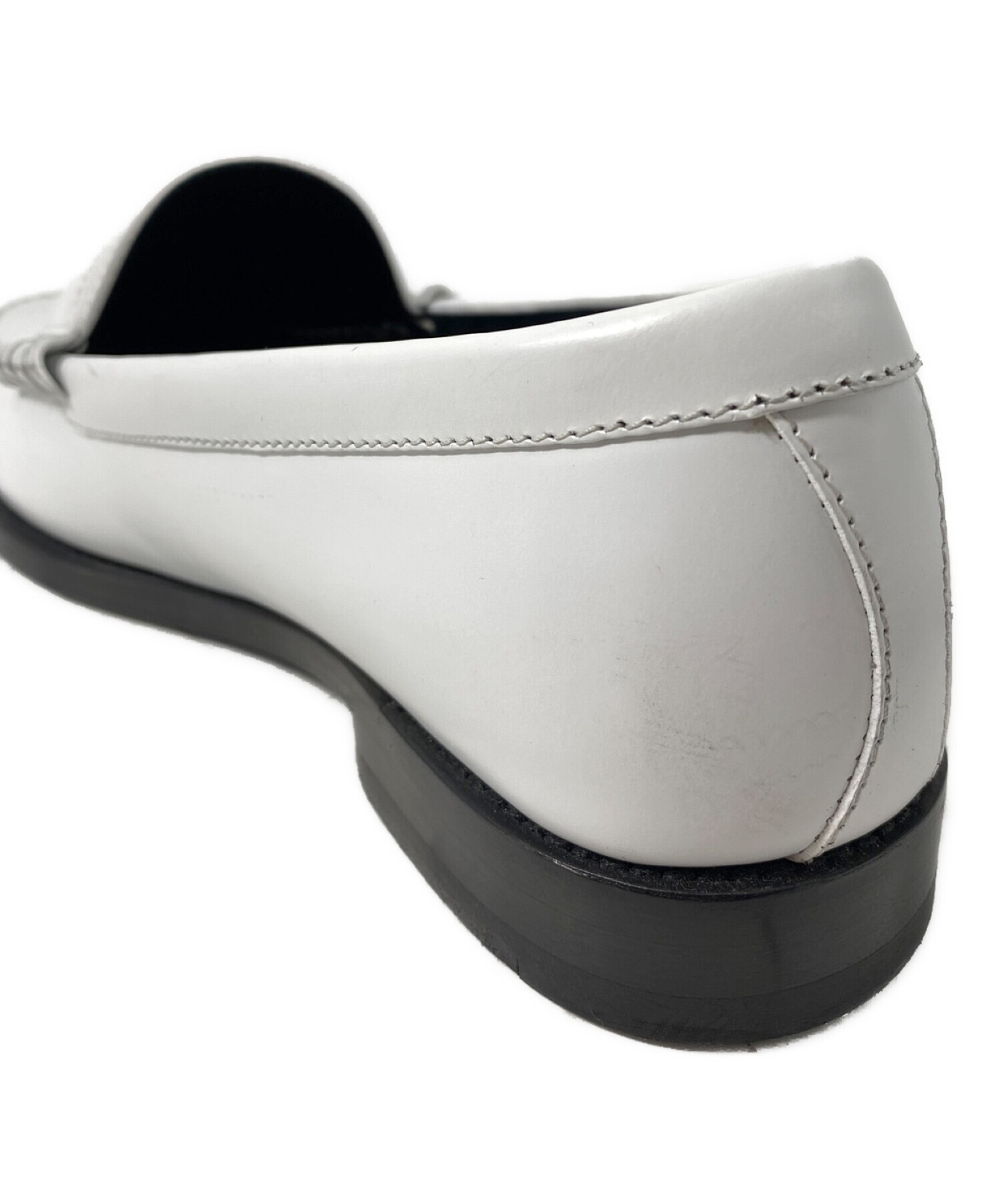 中古・古着通販】CELINE (セリーヌ) ビットローファー ホワイト サイズ