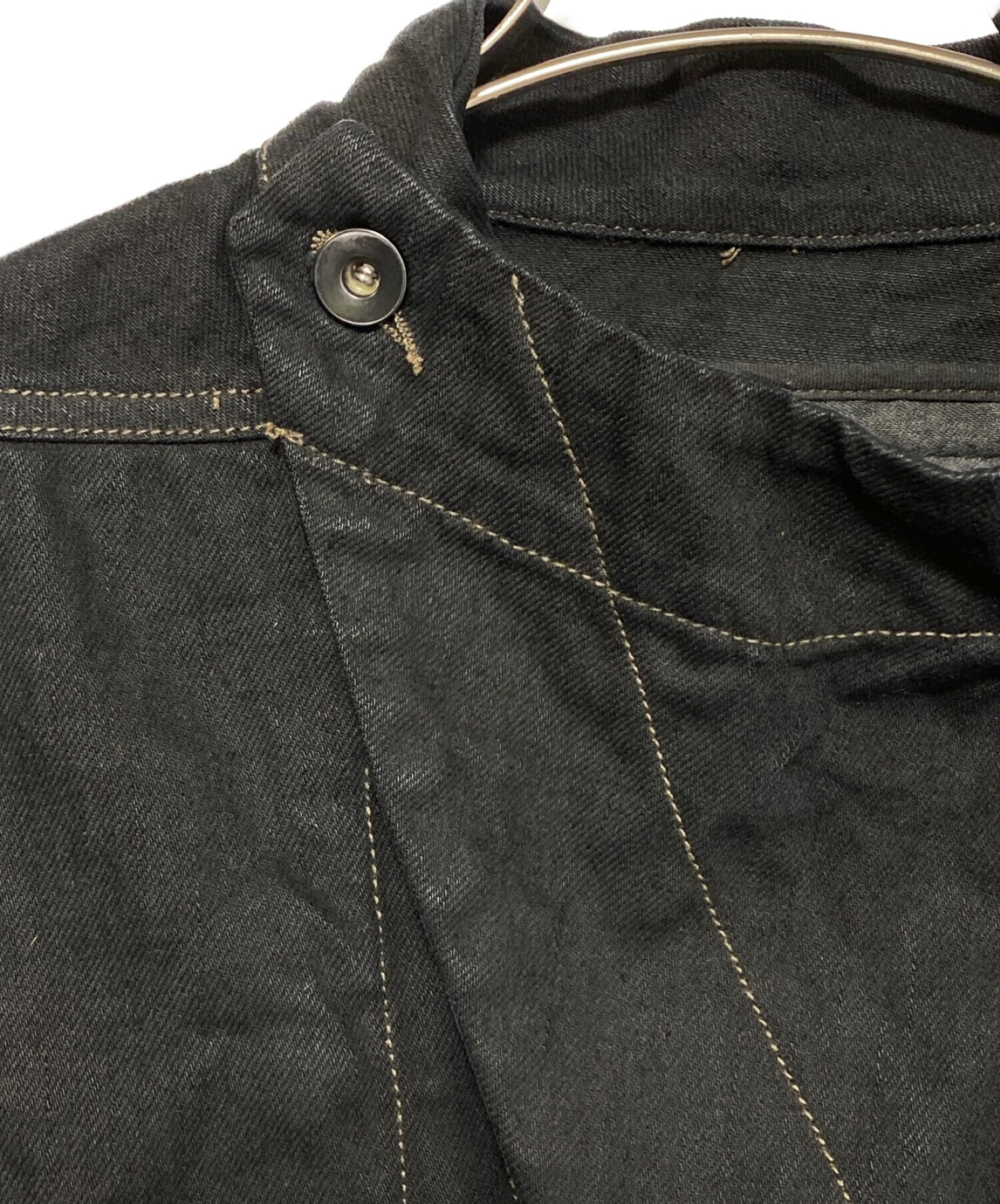 中古・古着通販】DRKSHDW (ダークシャドウ) レザー切り替えジャケット 