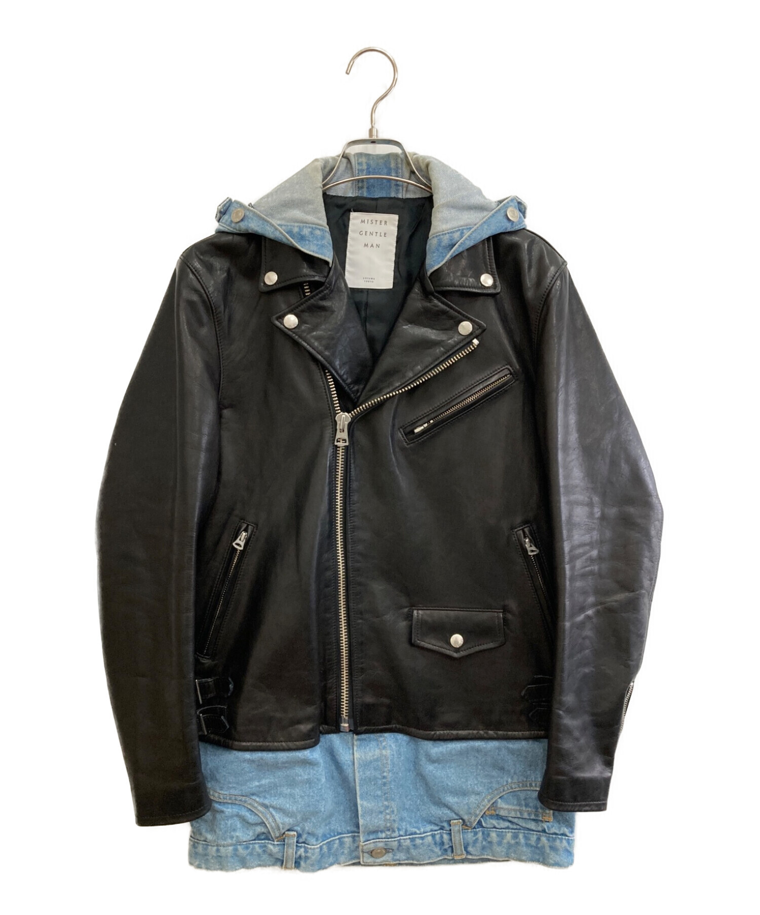 中古・古着通販】Mr.Gentleman (ミスタージェントルマン) ダブルレザー