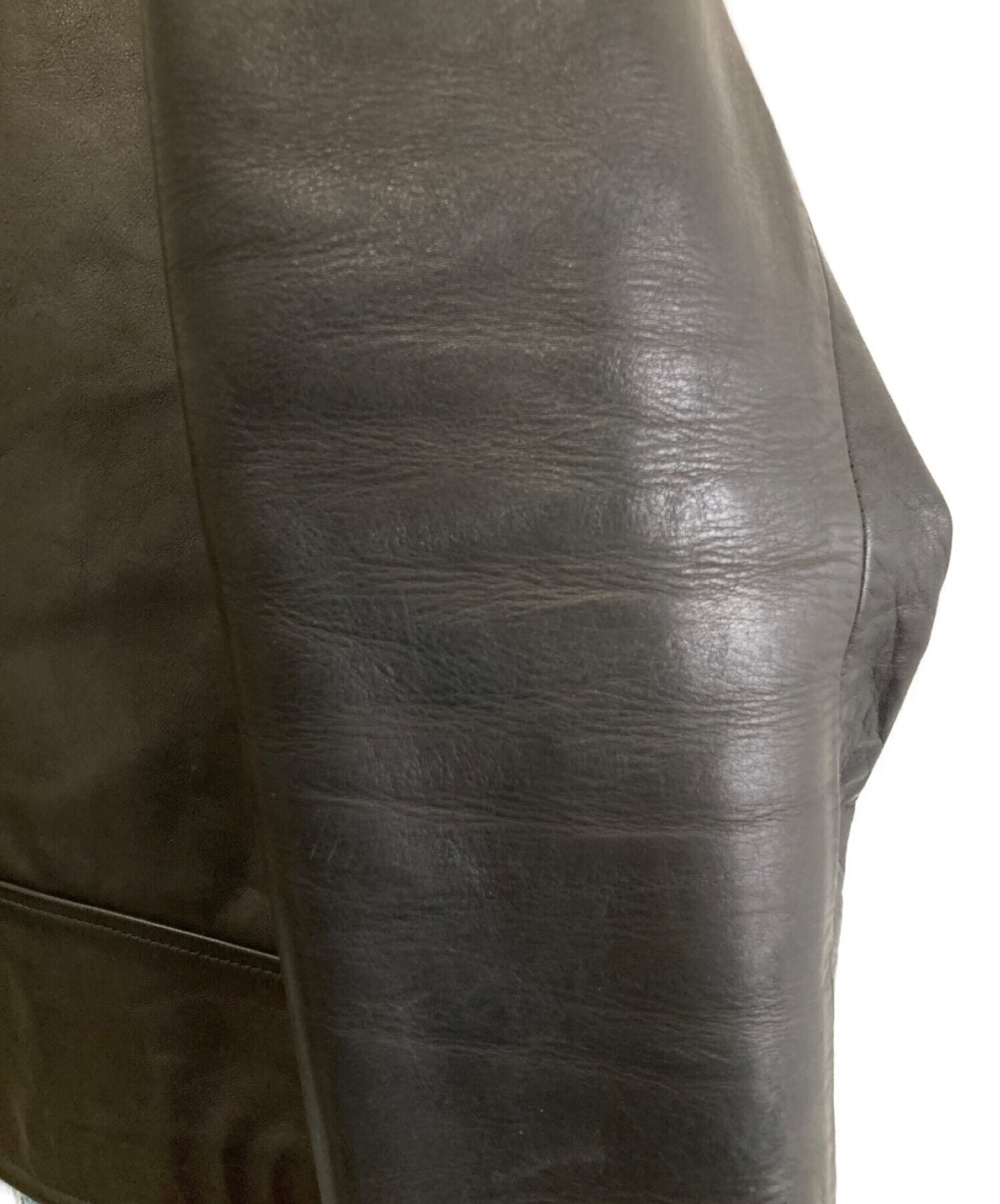 中古・古着通販】Mr.Gentleman (ミスタージェントルマン) ダブルレザー