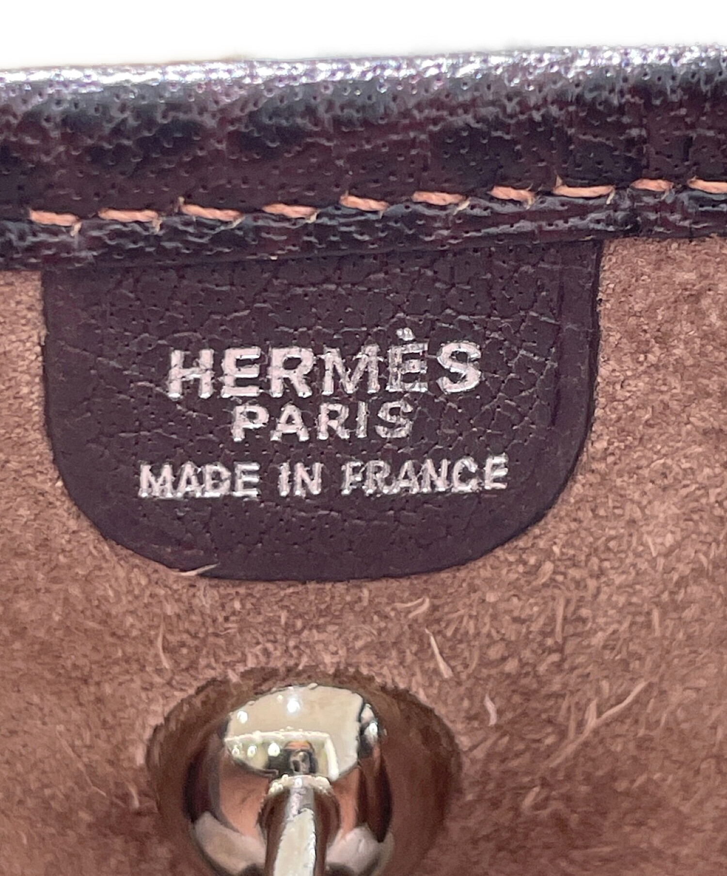エルメスヴェスパPMダークブラウン 中古・古着通販】HERMES (エルメス) ヴェスパPM ブラウン サイズ:PM