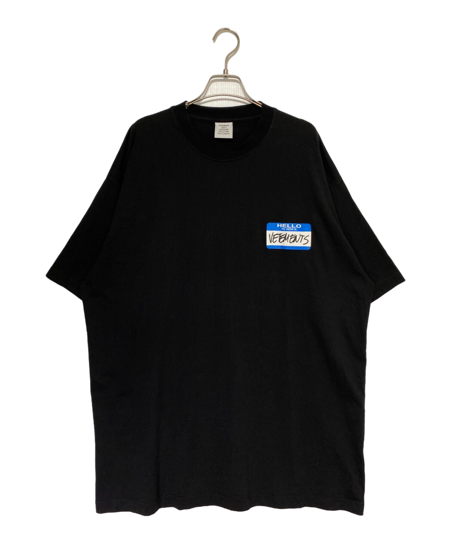 中古・古着通販】VETEMENTS (ヴェトモン) HELLO MY NAME IS TEE