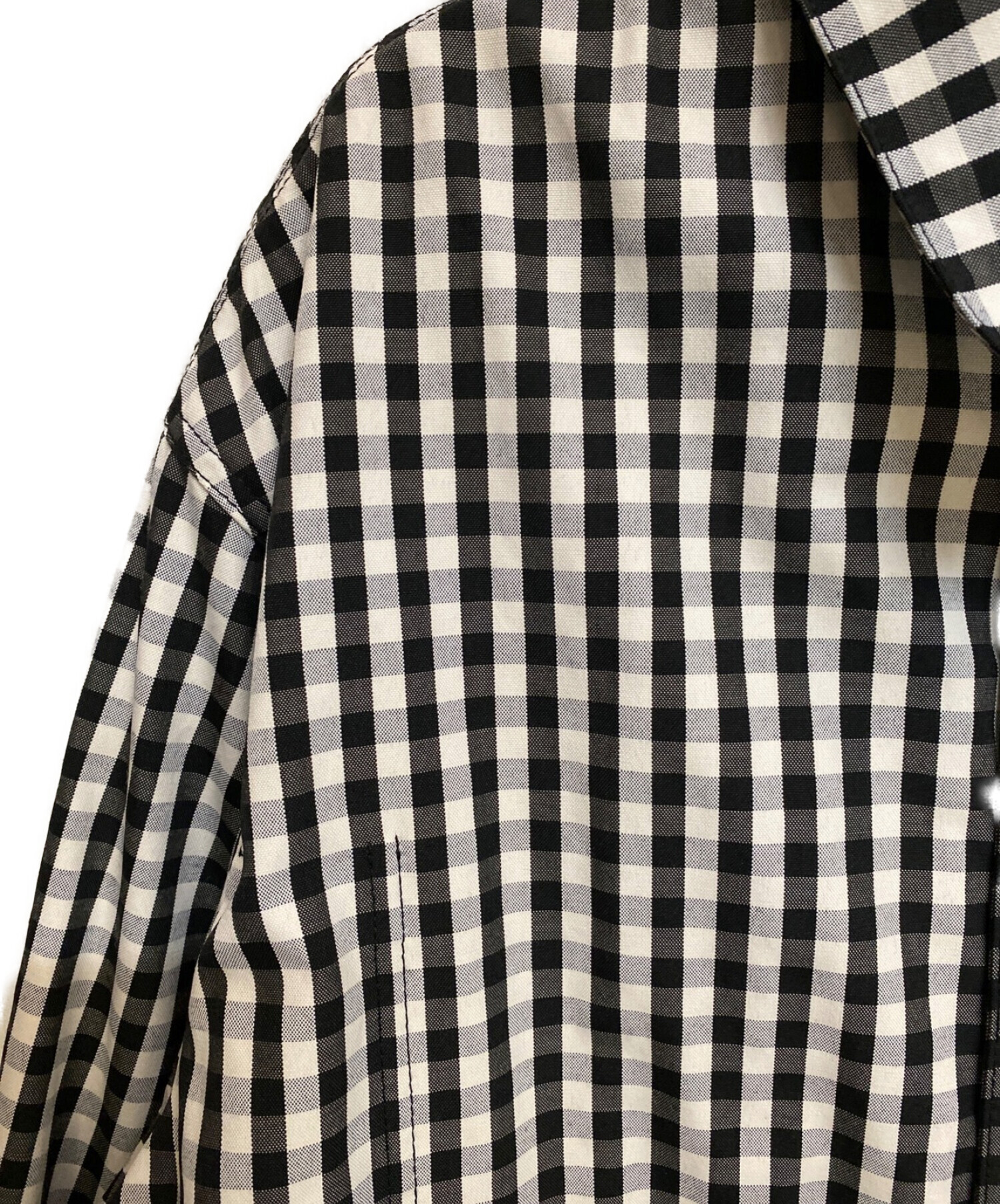 中古・古着通販】BURBERRY (バーバリー) ギンガムチェックテクニカル 