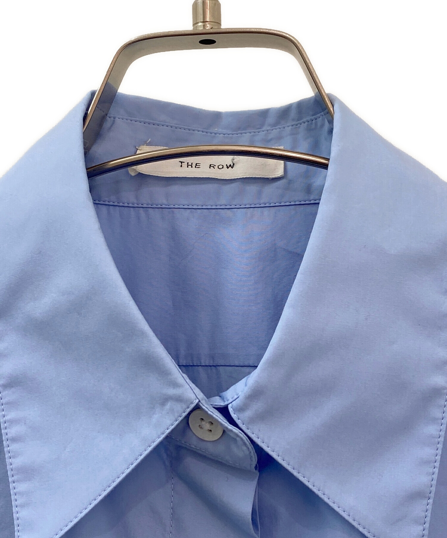 中古・古着通販】THE ROW (ザ ロウ) コットンロングシャツ スカイ