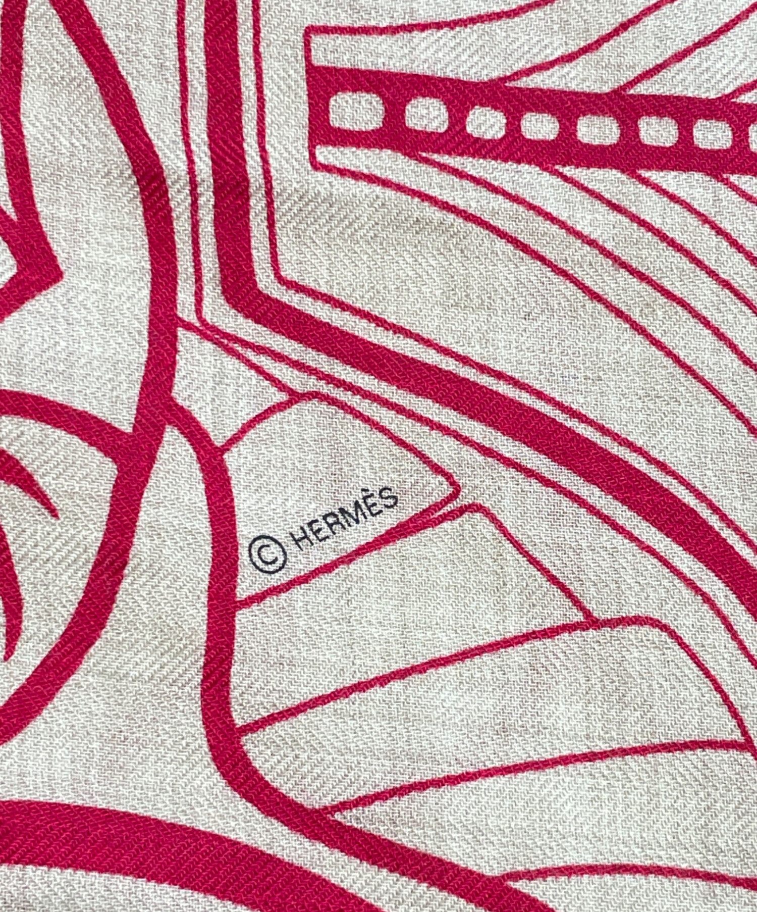中古・古着通販】HERMES (エルメス) トライアングル ジェアン レッド