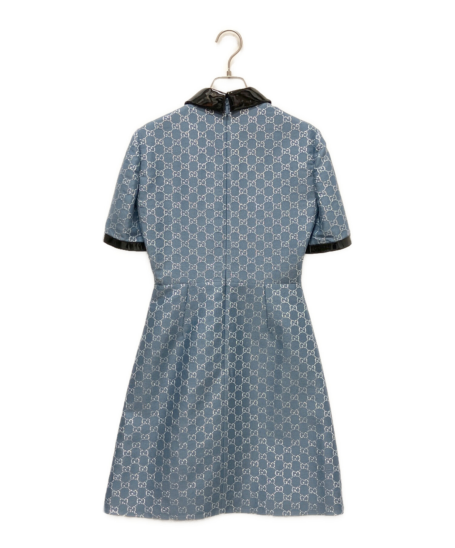 GUCCI 半袖ワンピース ネイビー