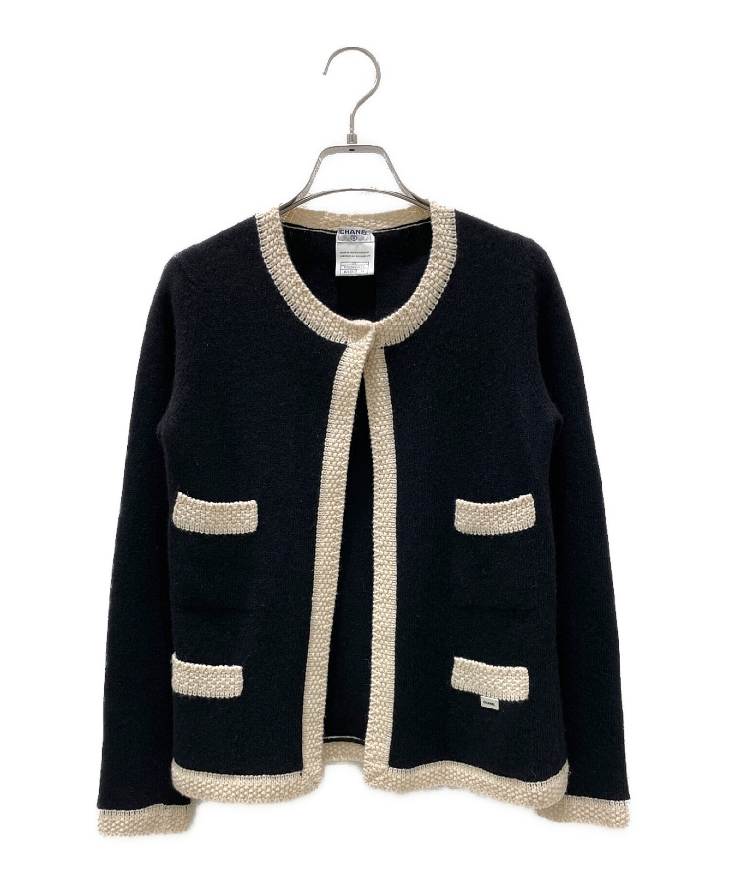 CHANELシャネル　カシミヤボレロカーディガン　34 CHANEL シャネル Prefall 2016 カシミヤカウチン ボレロカーディガン