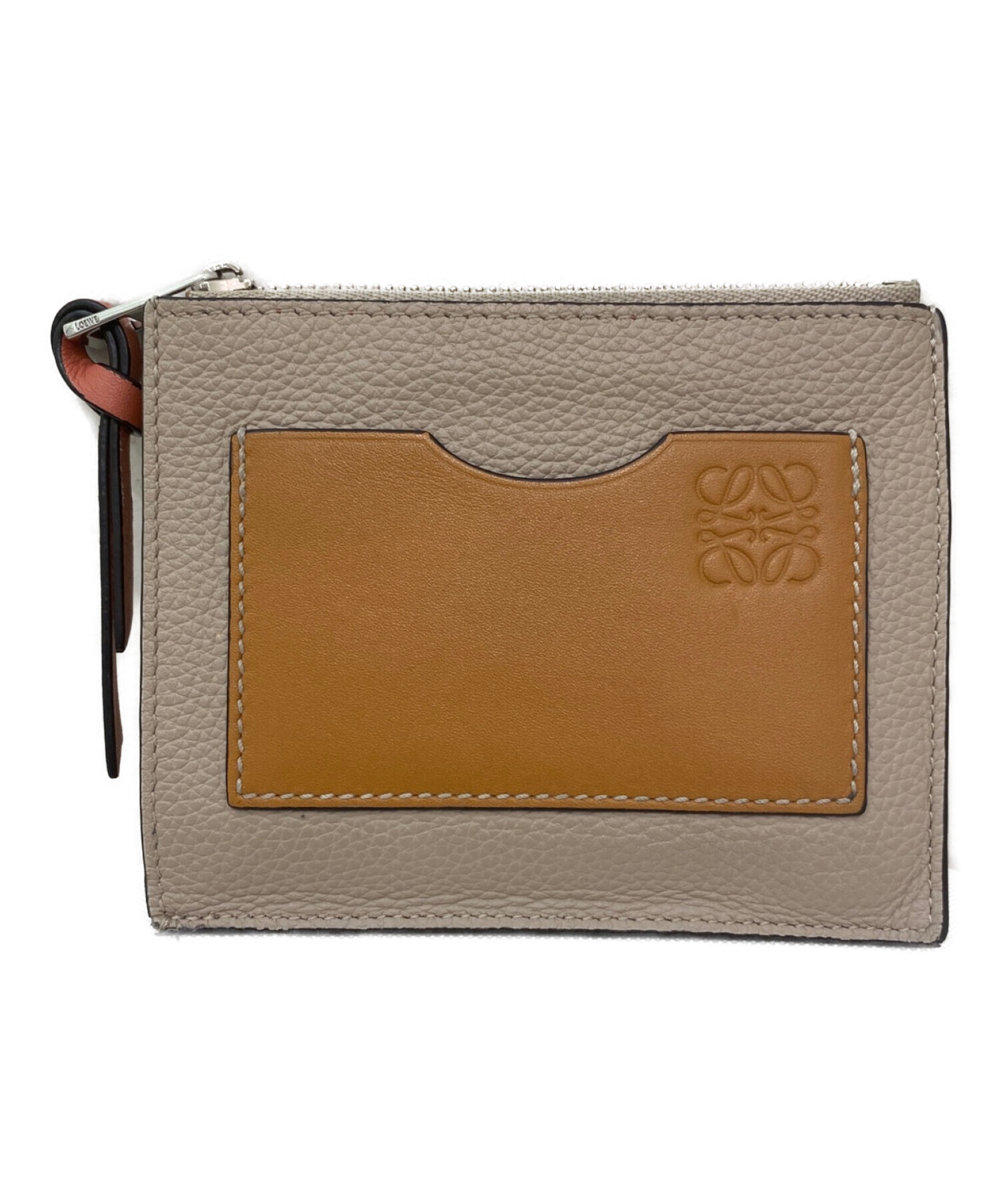 中古・古着通販】LOEWE (ロエベ) コインカードホルダー ライトオーツ 