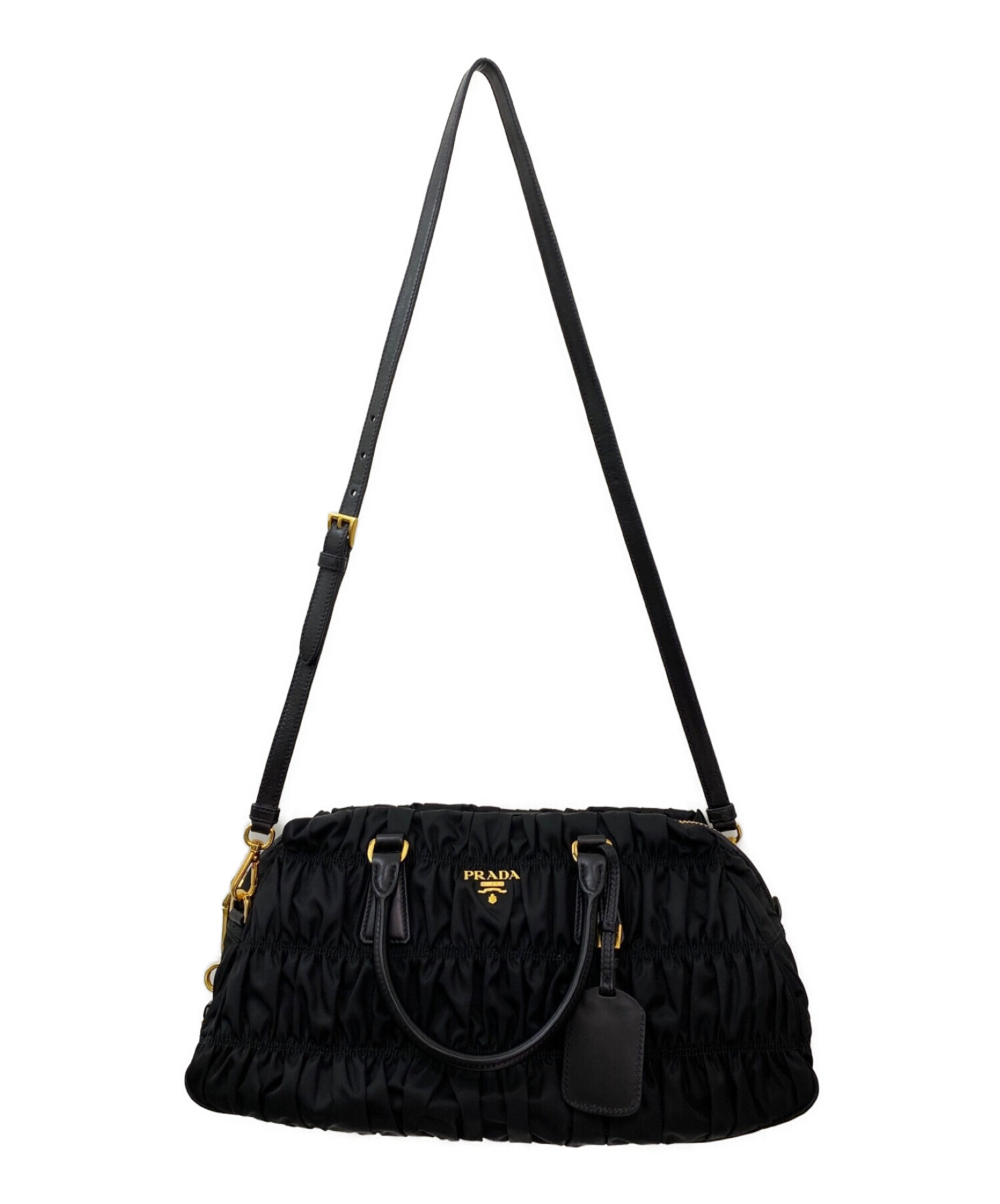 中古・古着通販】PRADA (プラダ) 2WAYショルダーバッグ ブラック