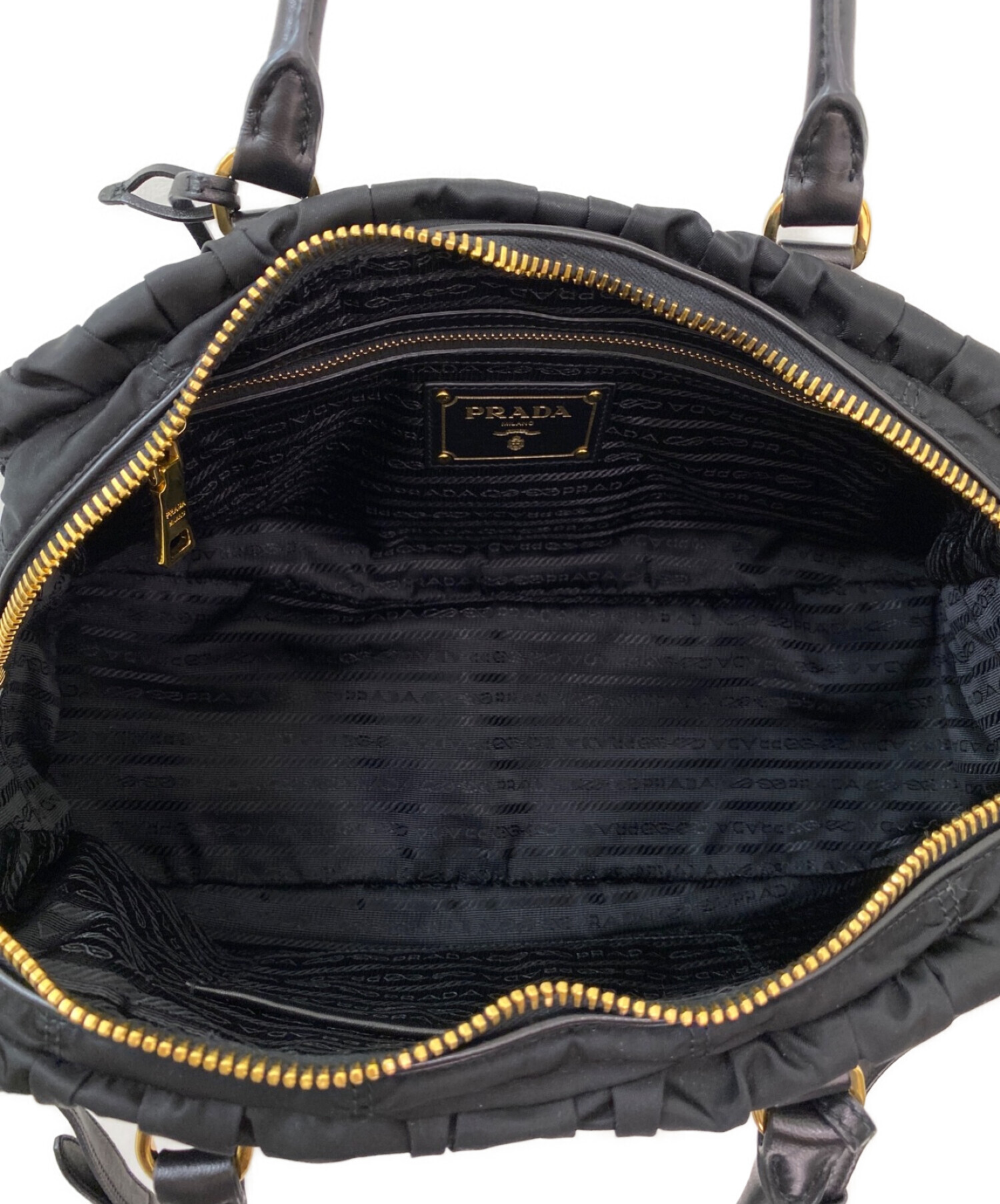 中古・古着通販】PRADA (プラダ) 2WAYショルダーバッグ ブラック