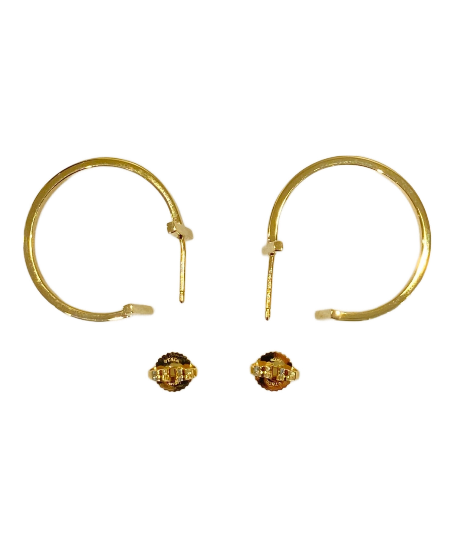 中古・古着通販】TIFFANY & Co. (ティファニー) Tワイヤー フープ