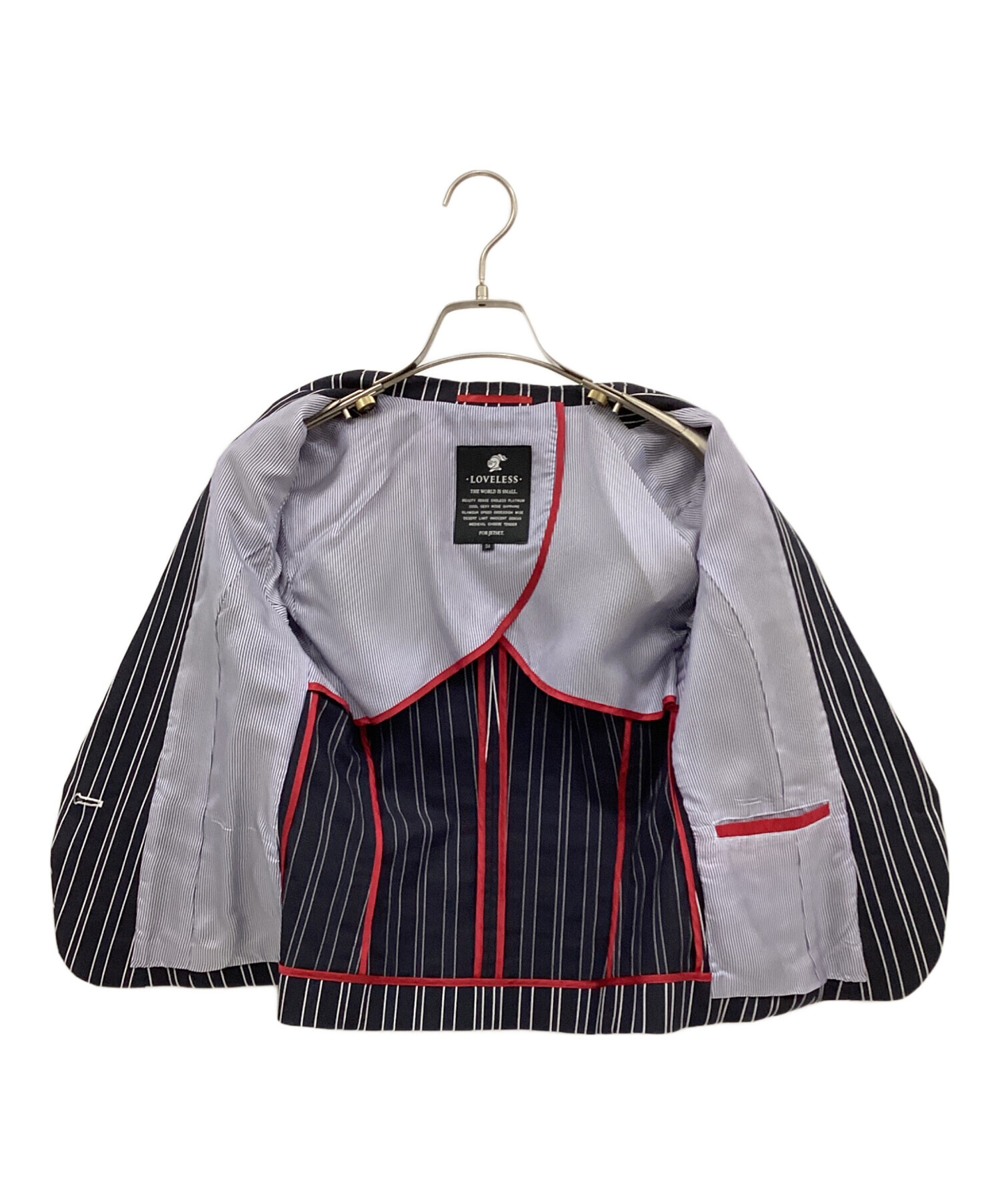 中古・古着通販】LOVELESS (ラブレス) テーラードジャケット ネイビー