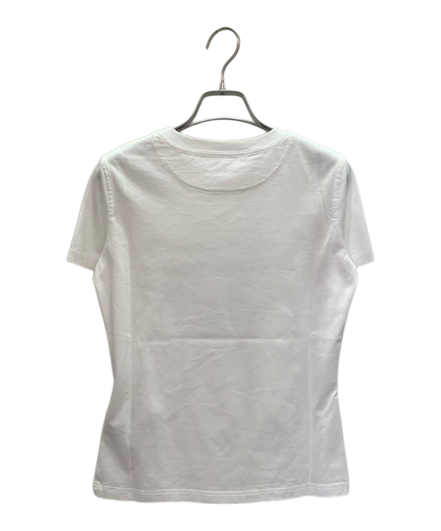 中古・古着通販】HERMES (エルメス) カルトゥッシュ Tシャツ ホワイト 