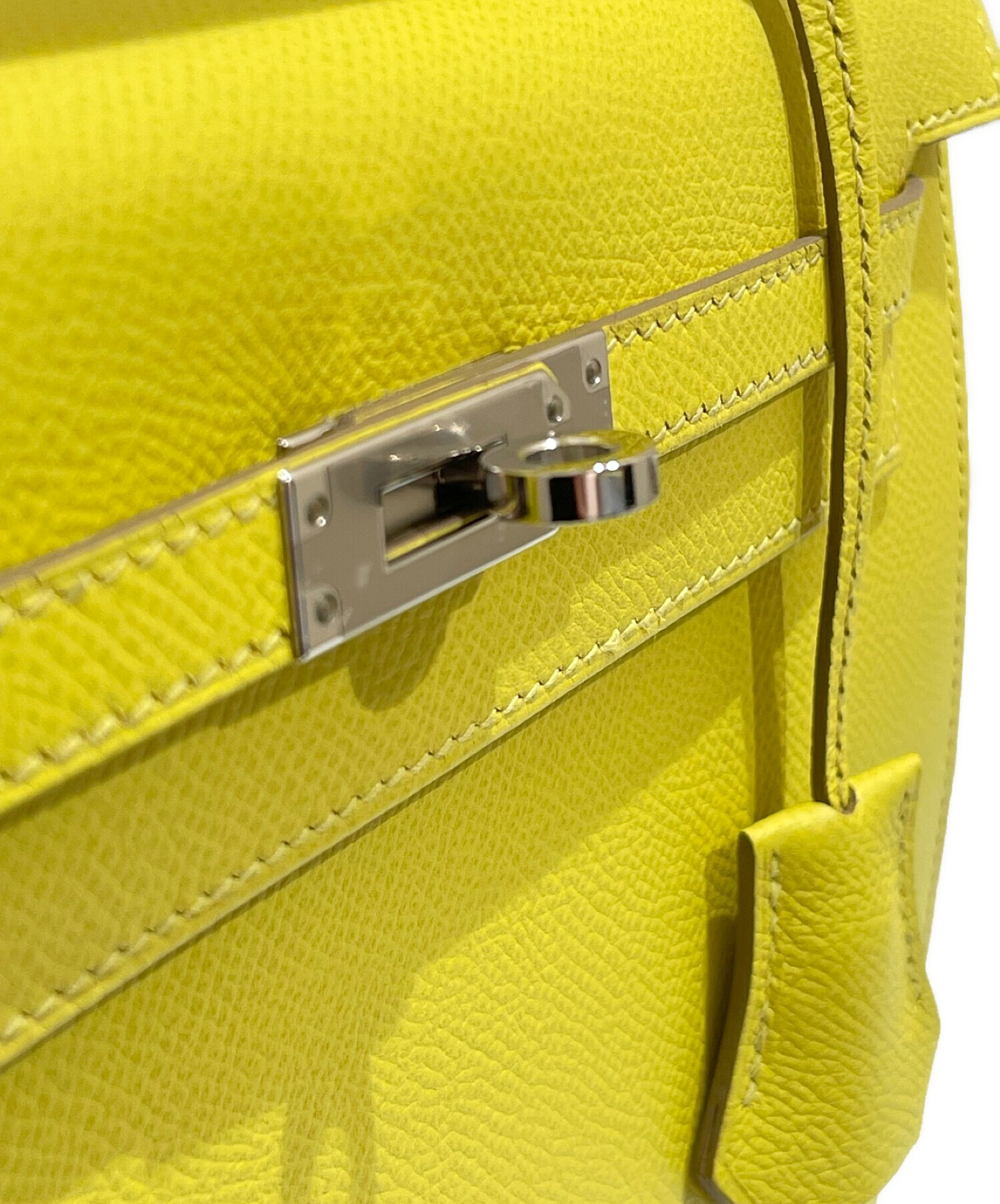 中古・古着通販】HERMES (エルメス) ケリー25 イエロー サイズ:25