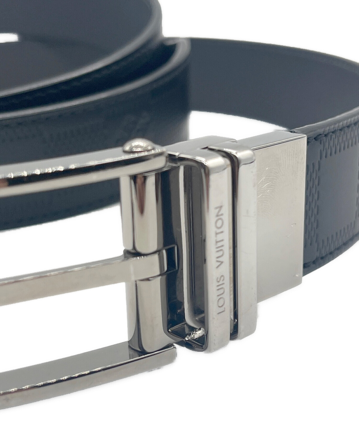 中古・古着通販】LOUIS VUITTON (ルイ ヴィトン) ダミエ レザーベルト