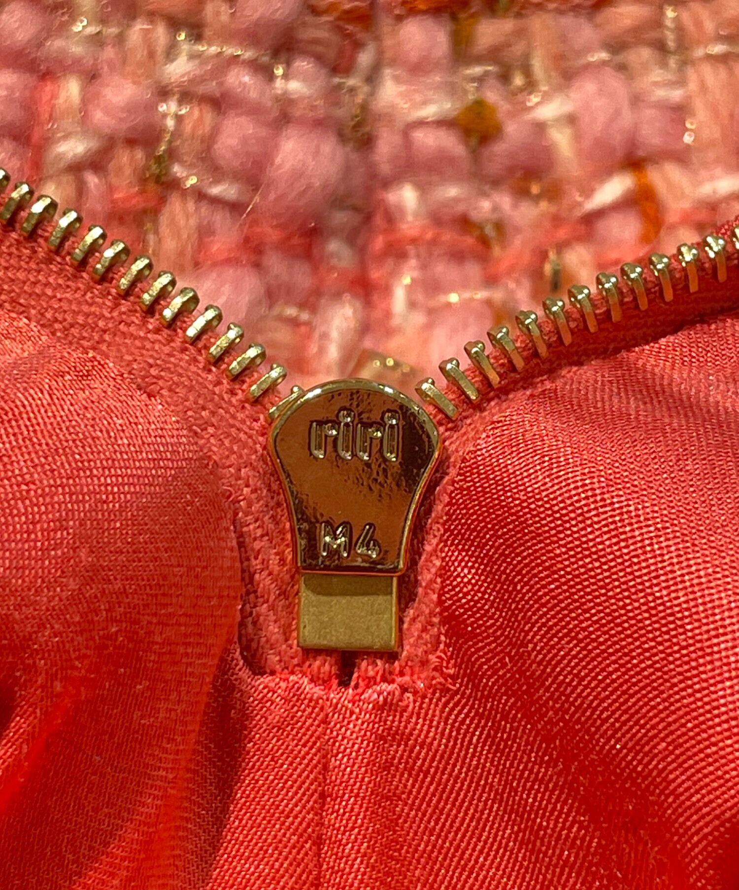 中古・古着通販】CHANEL (シャネル) ツイードスカート ピンク サイズ