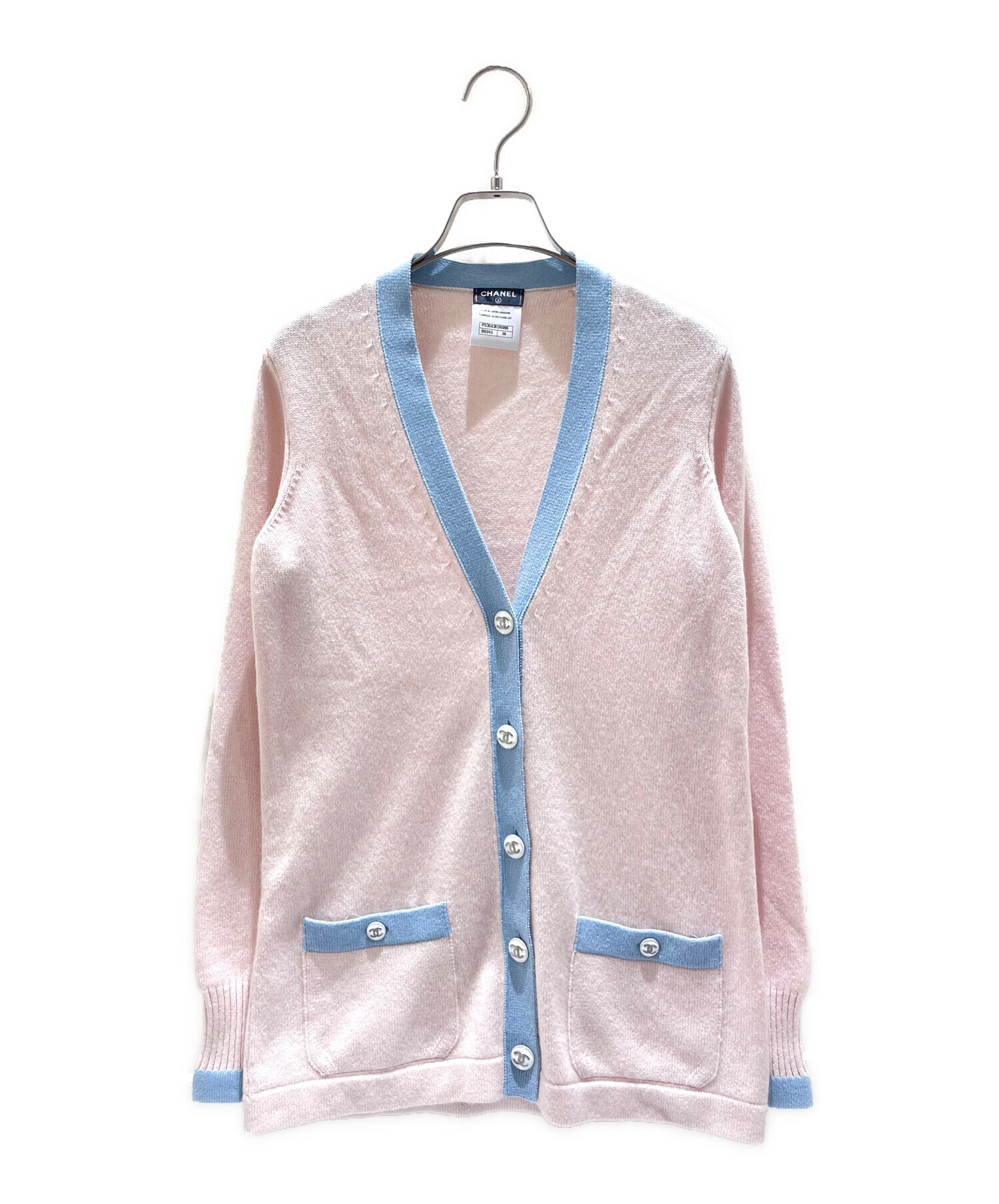 中古・古着通販】CHANEL (シャネル) ココボタンカシミヤニット