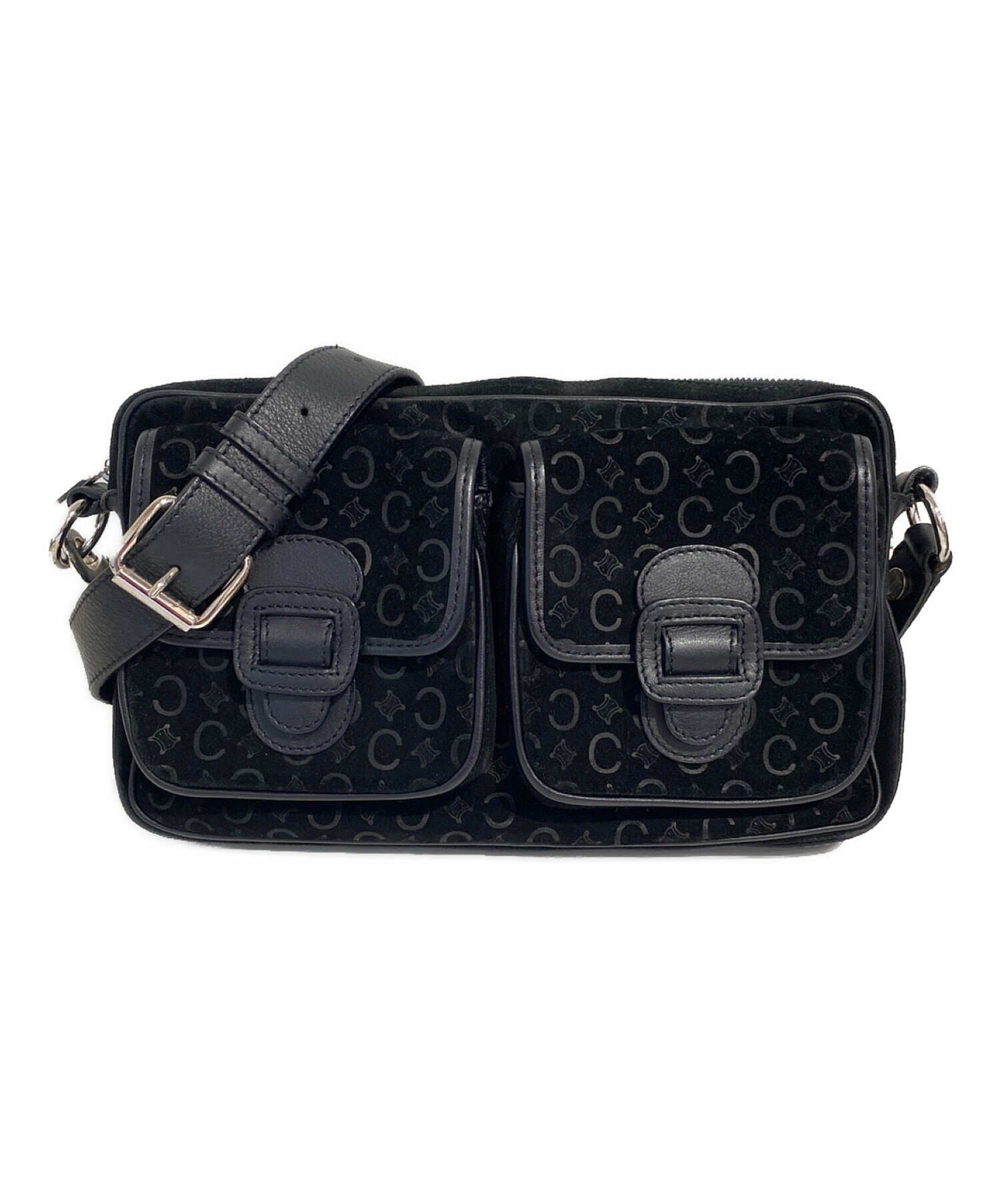中古・古着通販】CELINE (セリーヌ) Cマカダムショルダーバッグ 