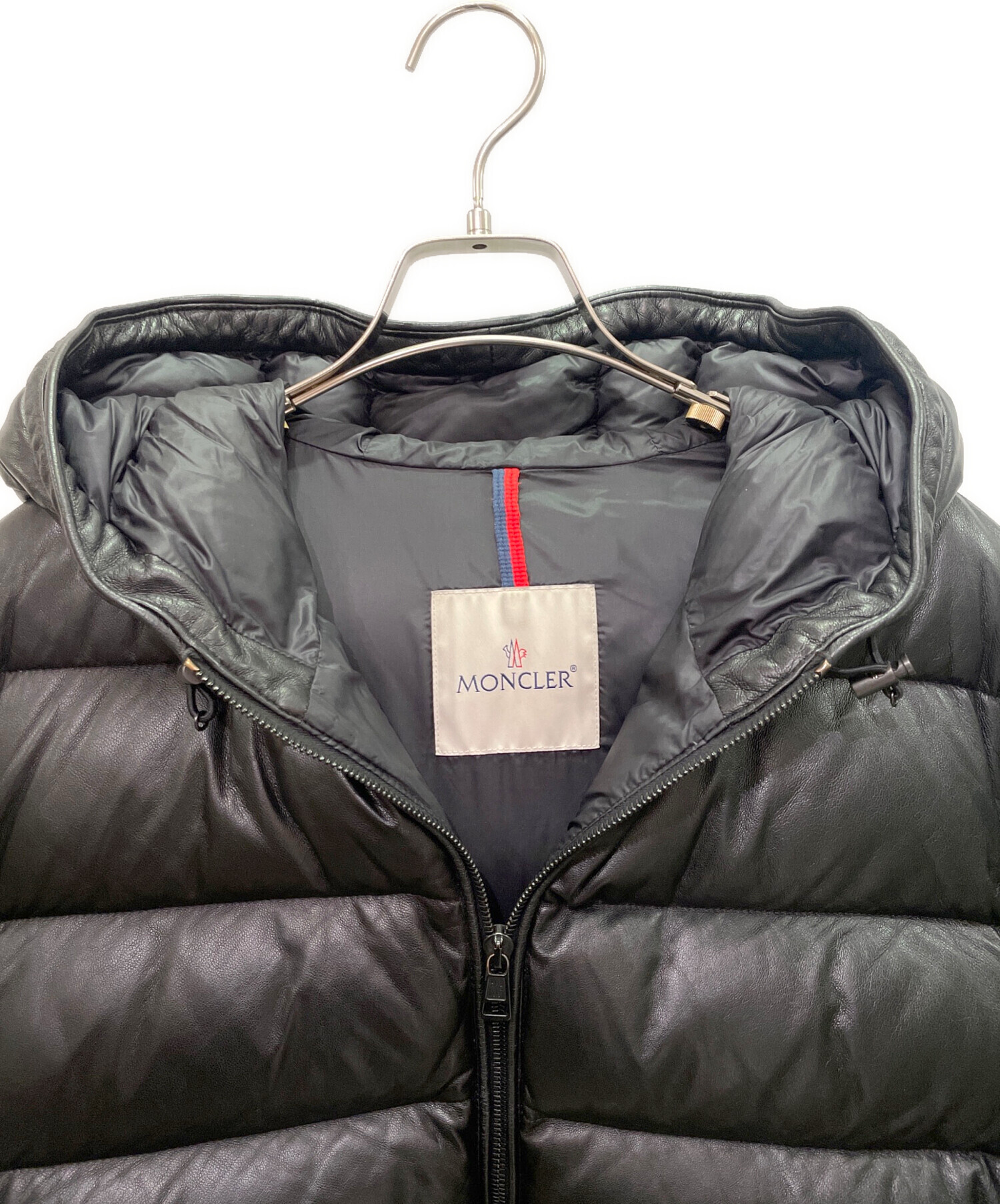 中古・古着通販】MONCLER (モンクレール) GEBROULAZ/ラムレザー ダウン