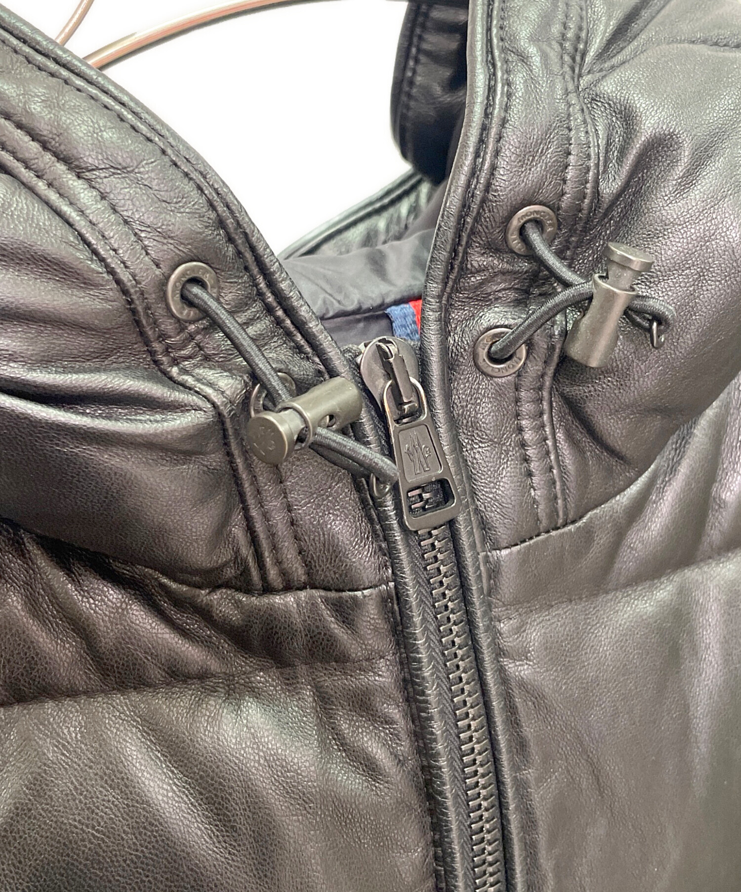 中古・古着通販】MONCLER (モンクレール) GEBROULAZ/ラムレザー ダウン
