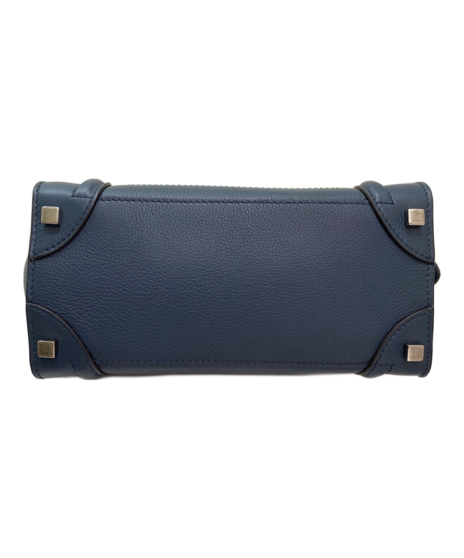 中古・古着通販】CELINE (セリーヌ) ラゲージ マイクロ ネイビー 