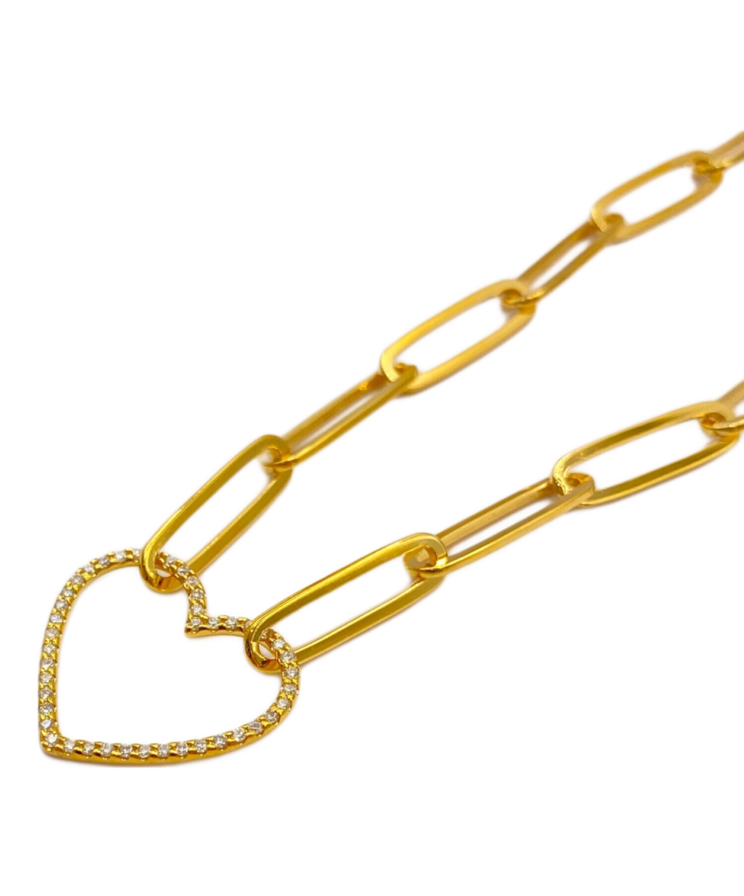 中古・古着通販】Bijou de M (ビジュードエム) ハートチェーン