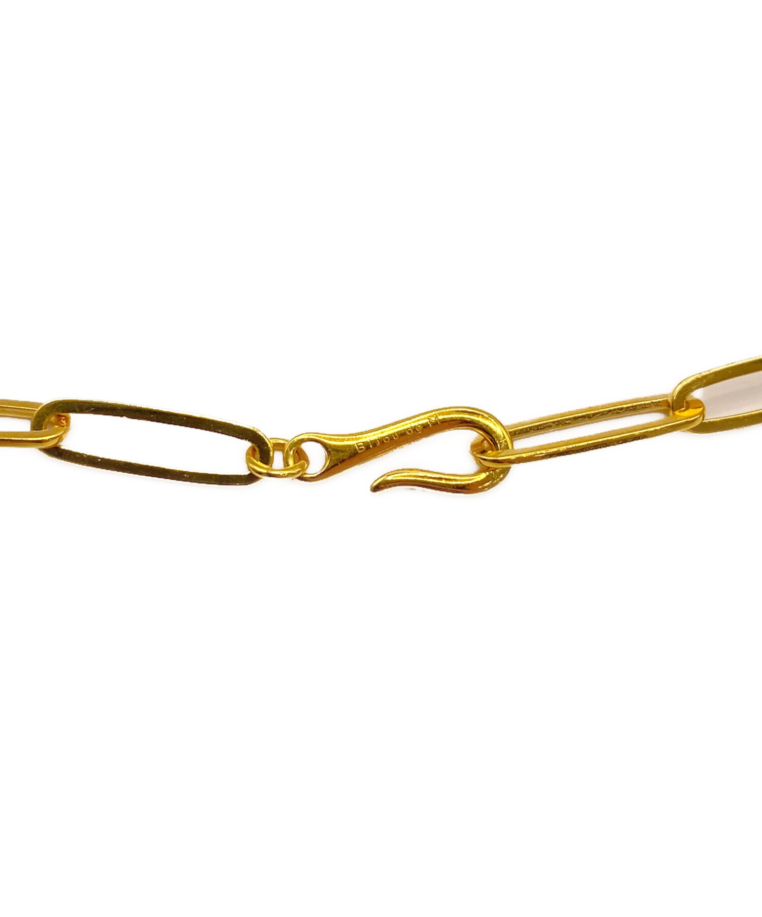 本日限定値下げ　Bijou de M ビジュードエム　ボールチェーン Bijou de M(ビジュードエム)｜パールチョーカー/イエローゴールド の