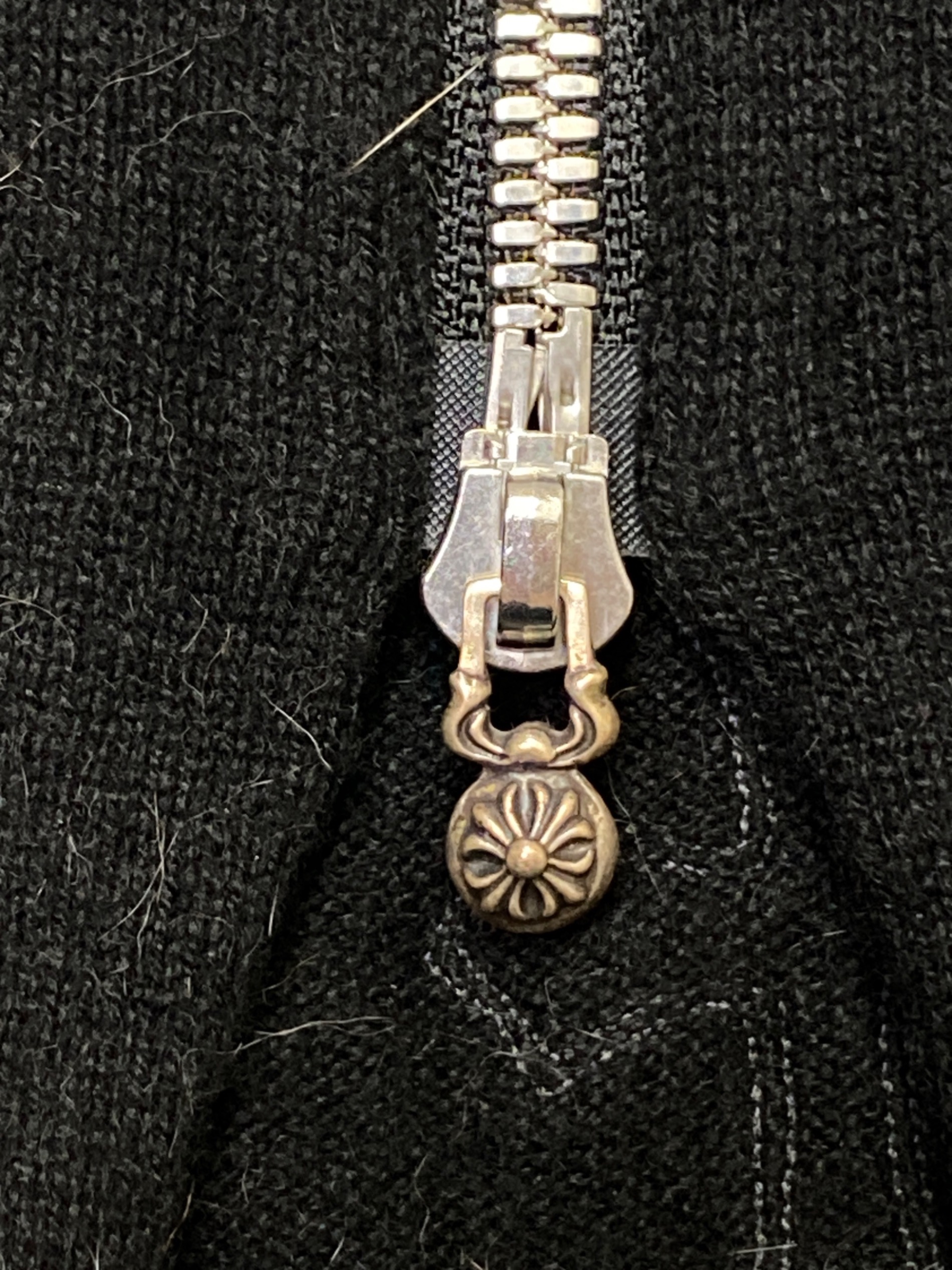 中古・古着通販】CHROME HEARTS (クロムハーツ) カシミヤジップニット