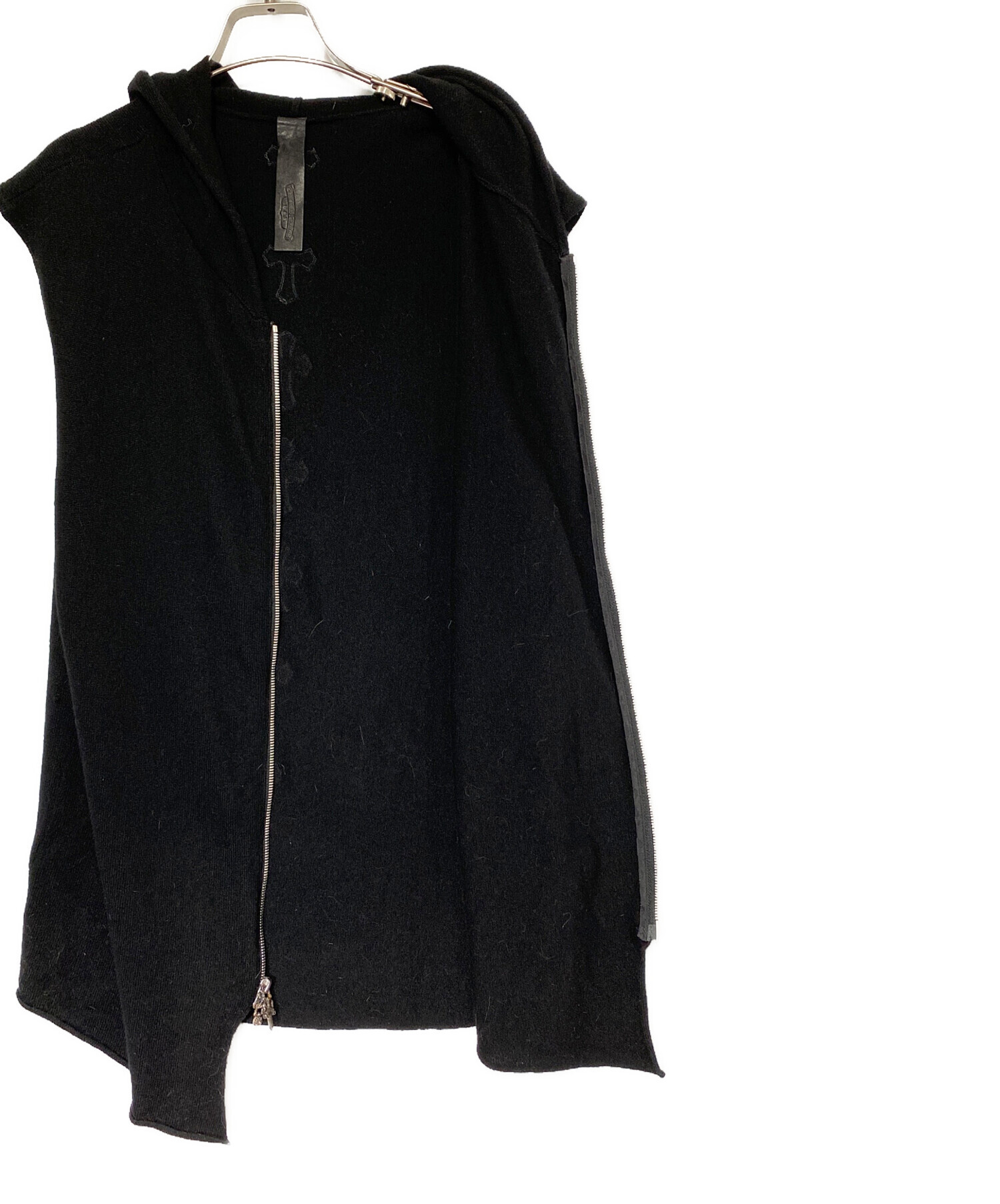 中古・古着通販】CHROME HEARTS (クロムハーツ) カシミヤジップニット