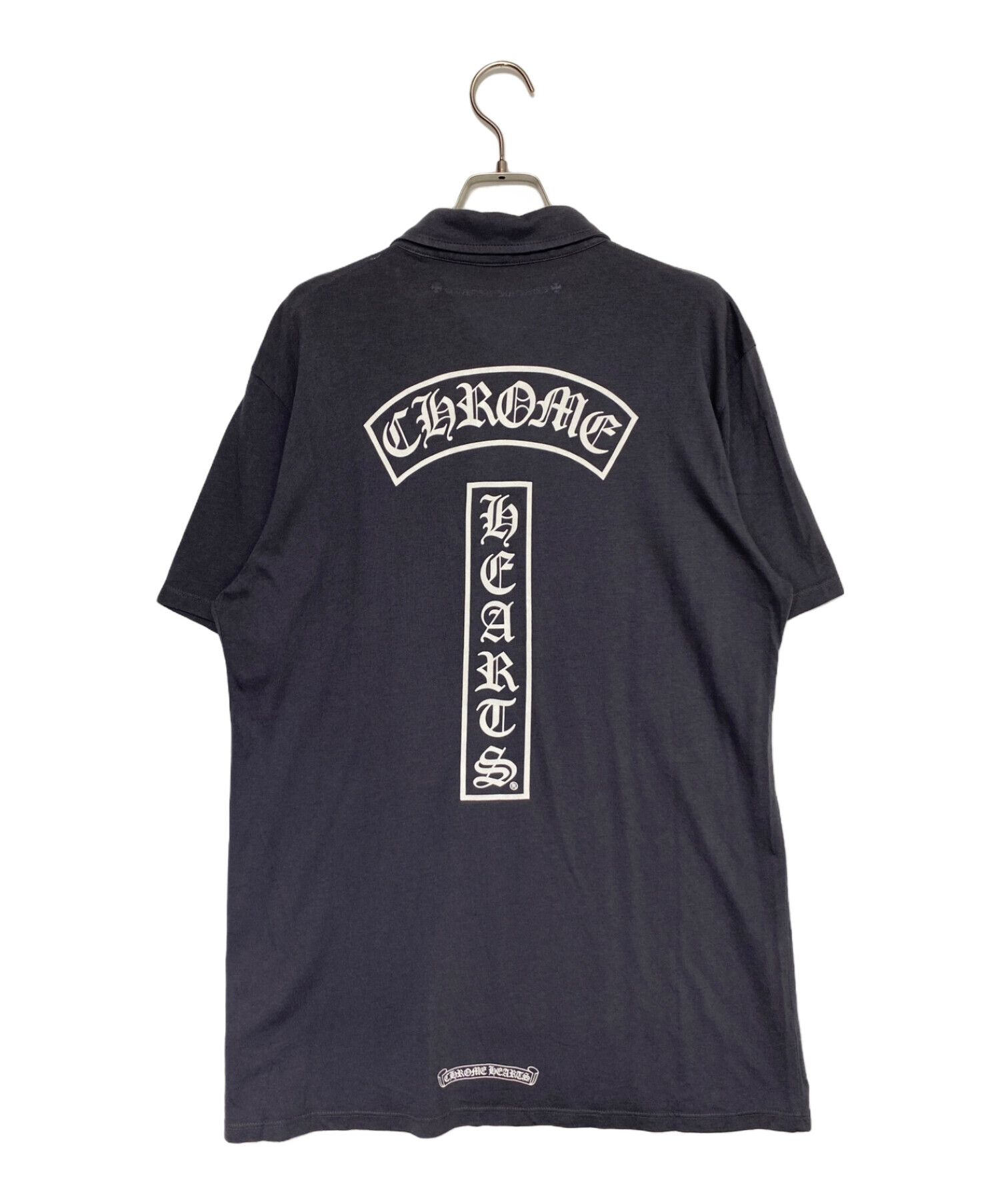 中古・古着通販】CHROME HEARTS (クロムハーツ) ポロシャツ グレー