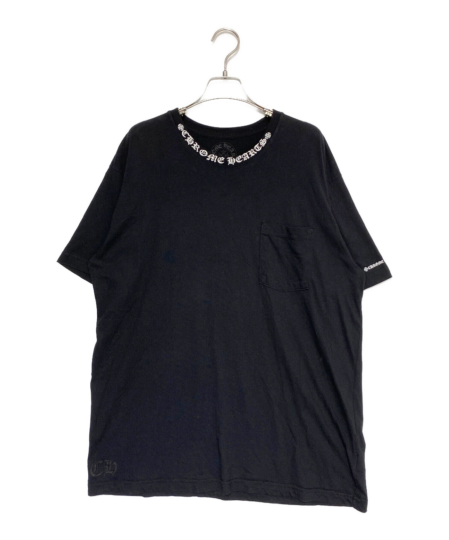 中古・古着通販】CHROME HEARTS (クロムハーツ) ネックロゴポケットT