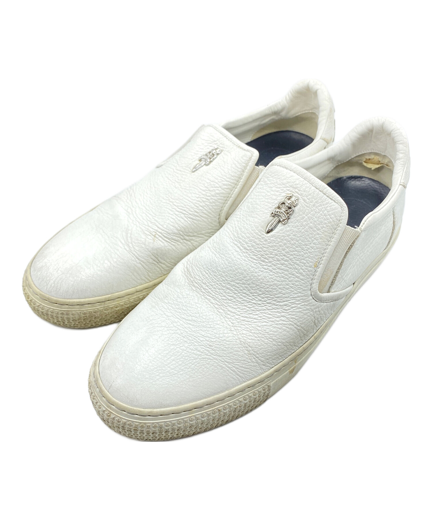 中古・古着通販】CHROME HEARTS (クロムハーツ) レザースリッポン 