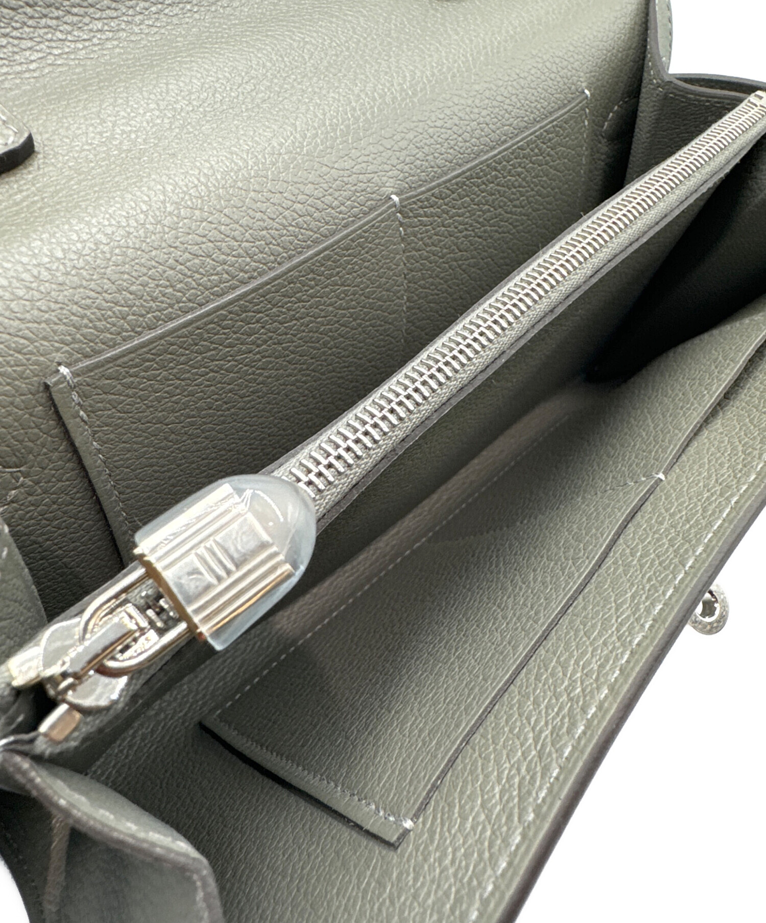 中古・古着通販】HERMES (エルメス) ケリートゥーゴー ロング グレー