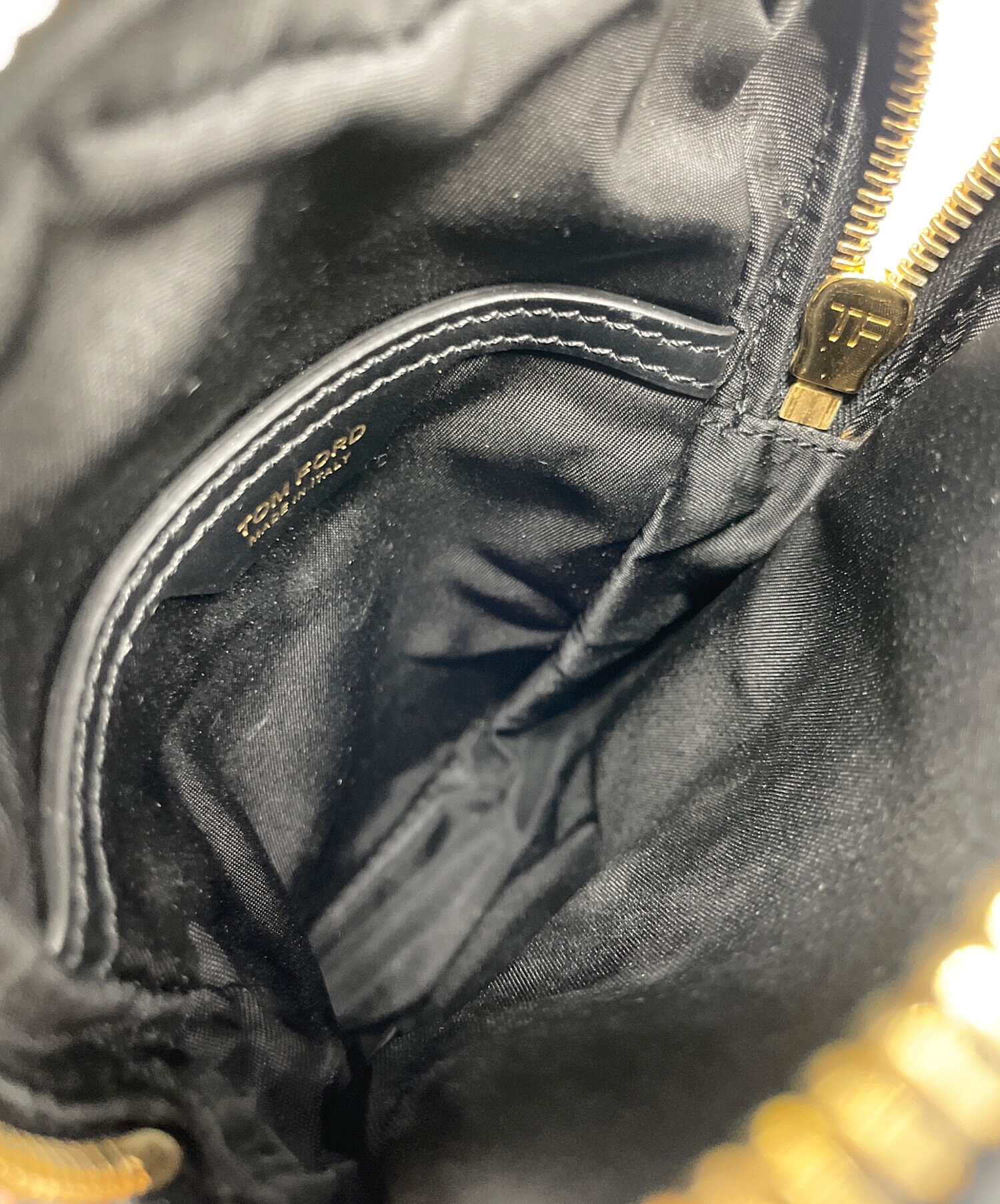 中古・古着通販】TOM FORD (トムフォード) レザーショルダーバッグ 