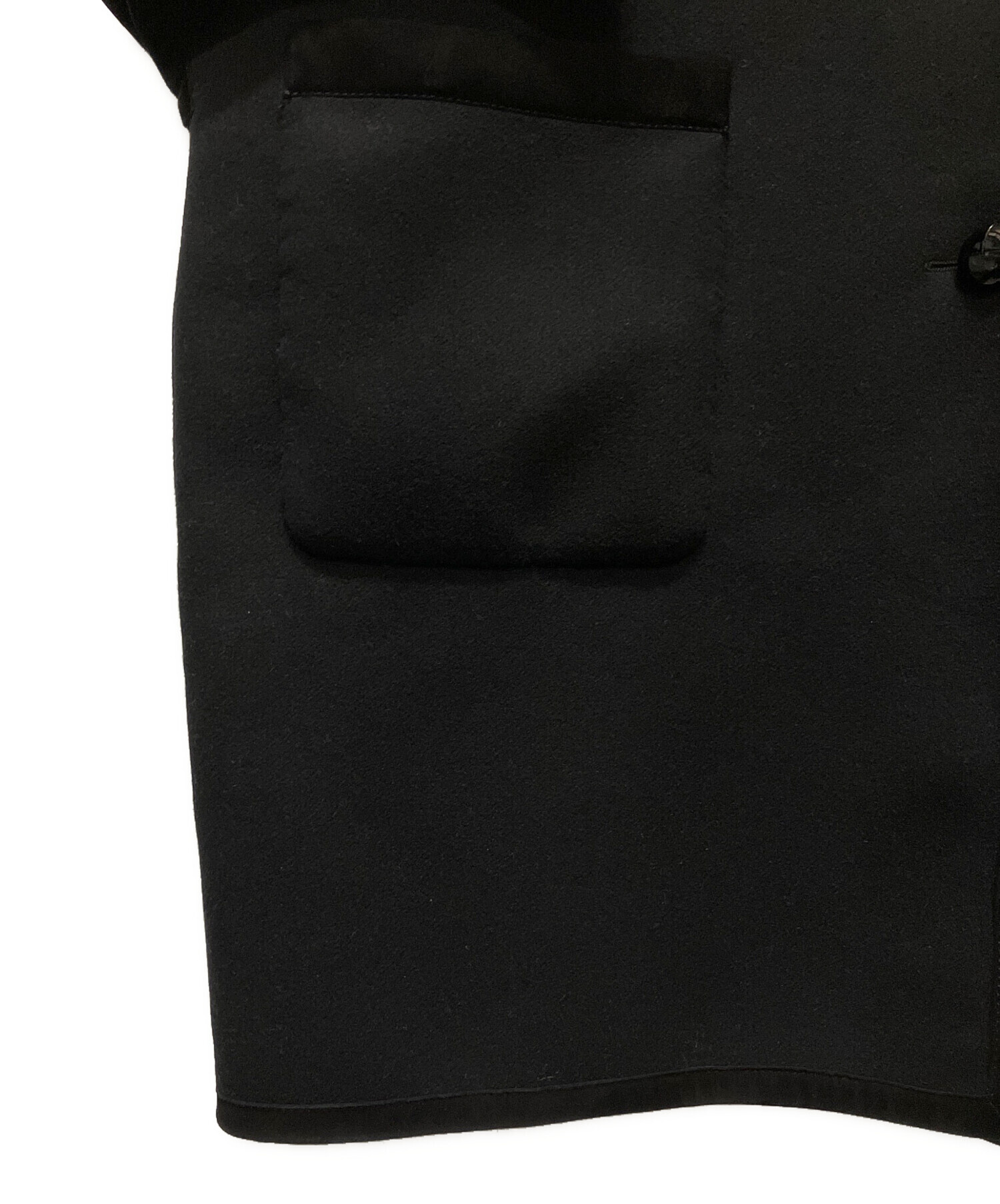 中古・古着通販】GUCCI (グッチ) リバーシブルケープコート ブラック