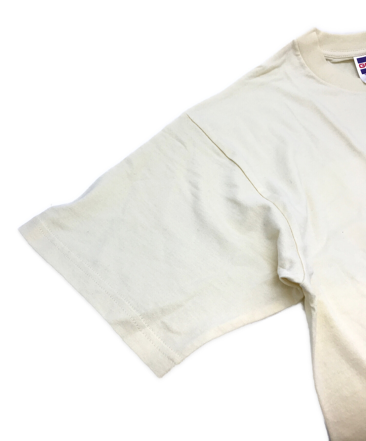 中古・古着通販】UNTRACE (アントレース) ロゴTシャツ アイボリー