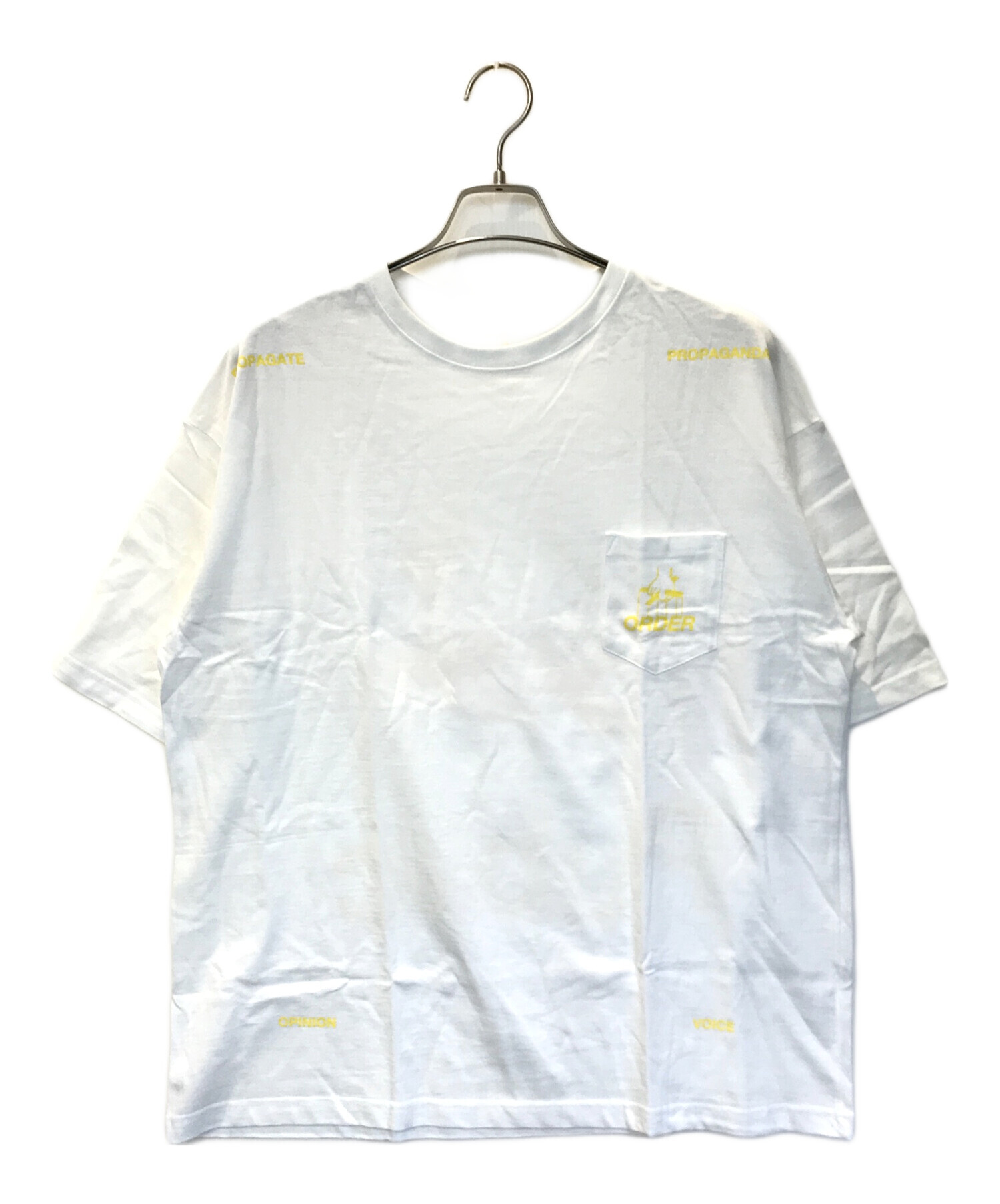 中古・古着通販】UNTRACE (アントレース) ポケットTシャツ ホワイト