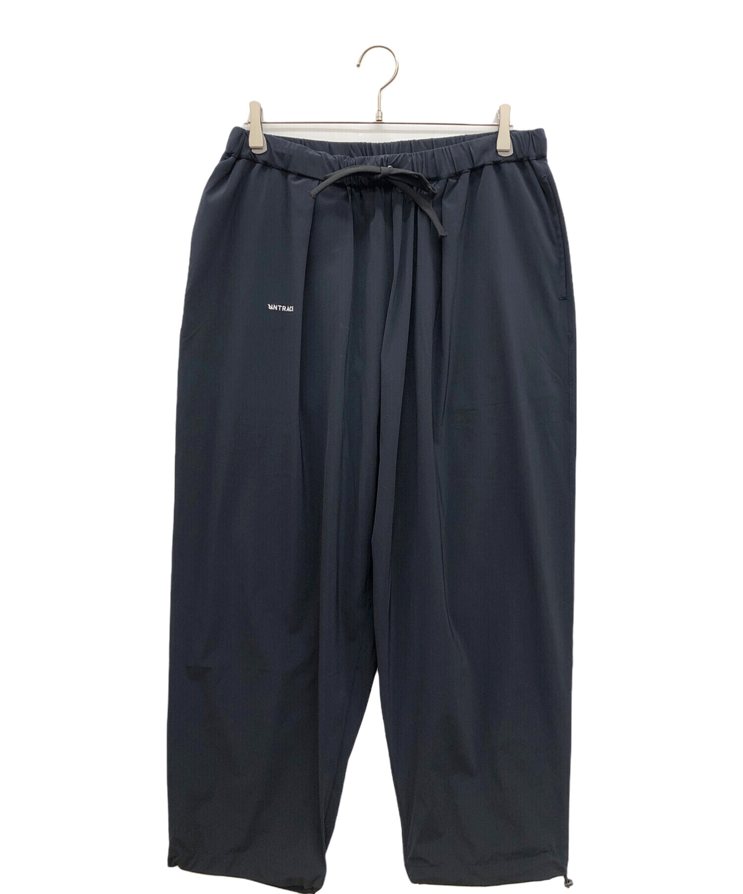 【未使用完売品】UNTRACE アントレーストラックパンツ/ネイビー 中古・古着通販】UNTRACE (アントレース) ストレッチトラックパンツ