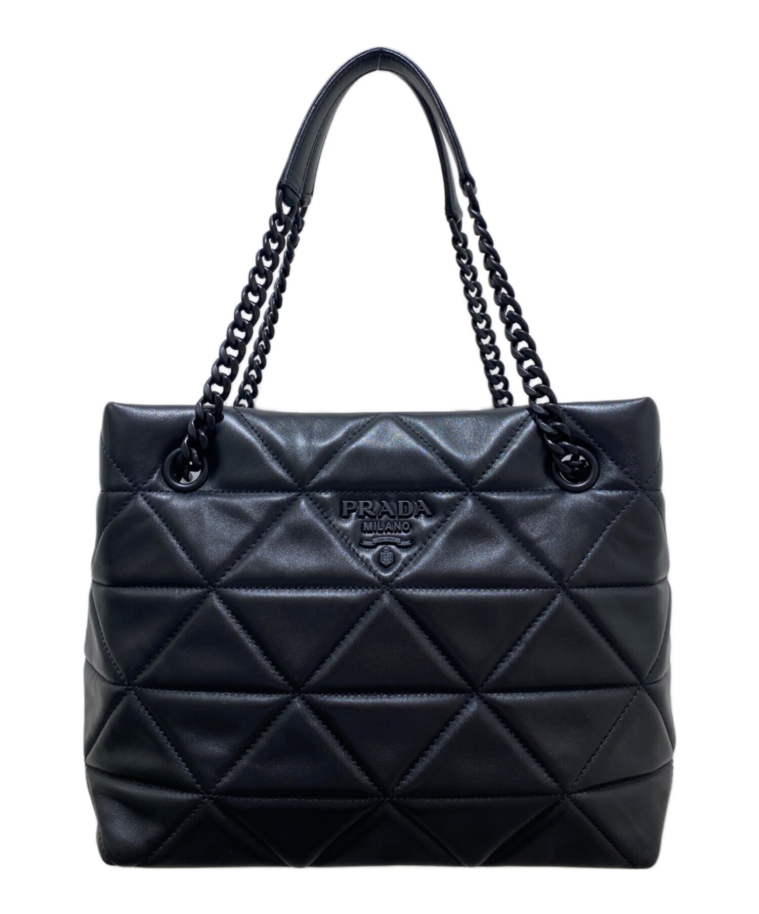 中古・古着通販】PRADA (プラダ) スペクトラムチェーントートバッグ 