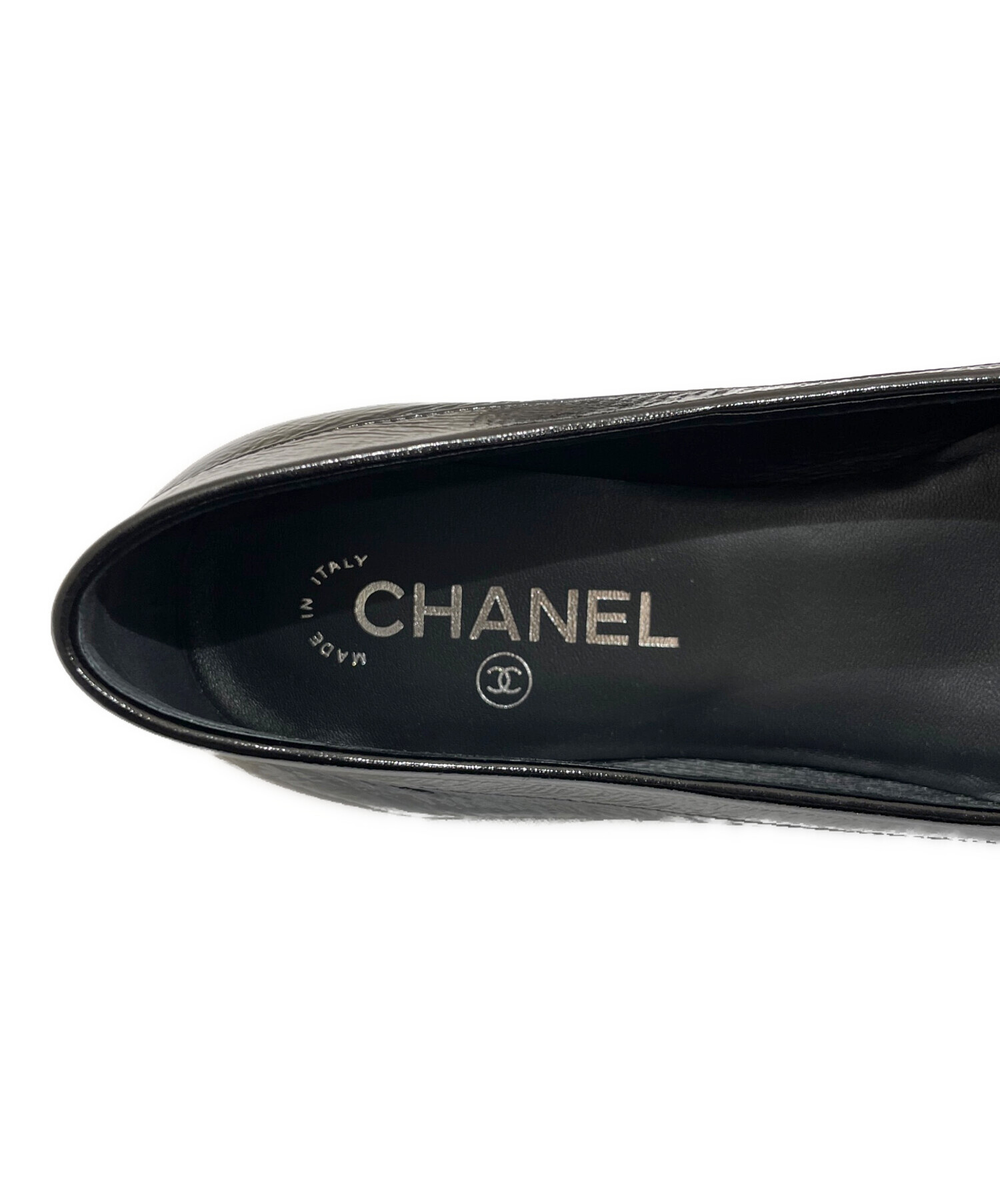 中古・古着通販】CHANEL (シャネル) ココマークパンプス ブラック