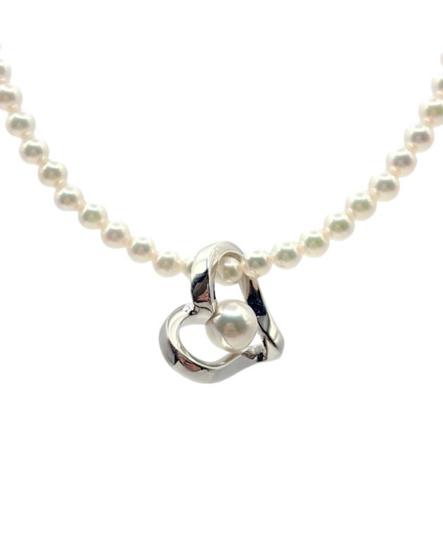 中古・古着通販】MIKIMOTO (ミキモト) MIKIMOTO K18WG ハート 中古・古着通販】MIKIMOTO (ミキモト) MIKIMOTO K18WG ハート