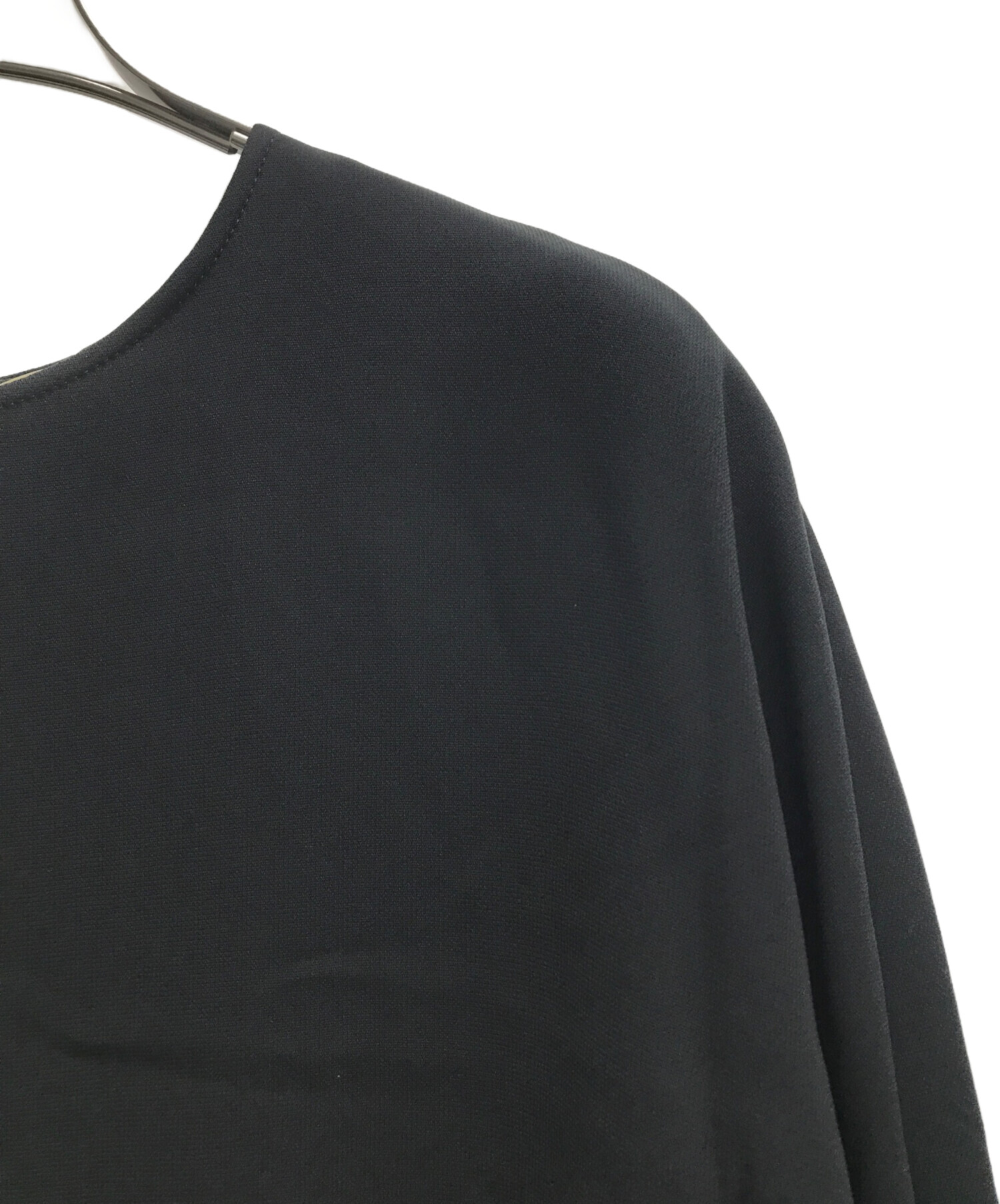 Deuxieme Classe EDEN クルーネックブラウス ブラック Deuxieme Classe