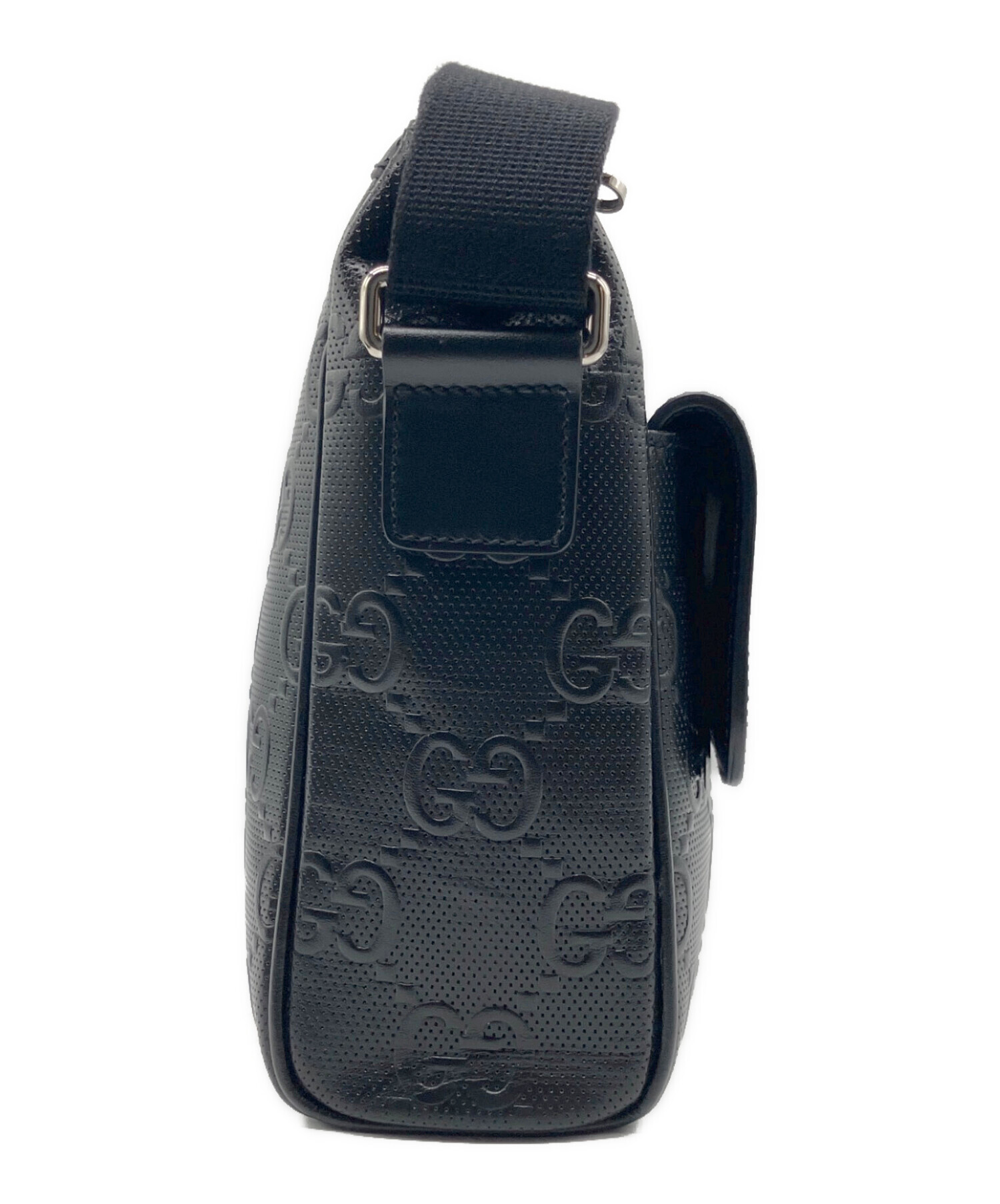 中古・古着通販】GUCCI (グッチ) エンボスメッセンジャー ショルダー
