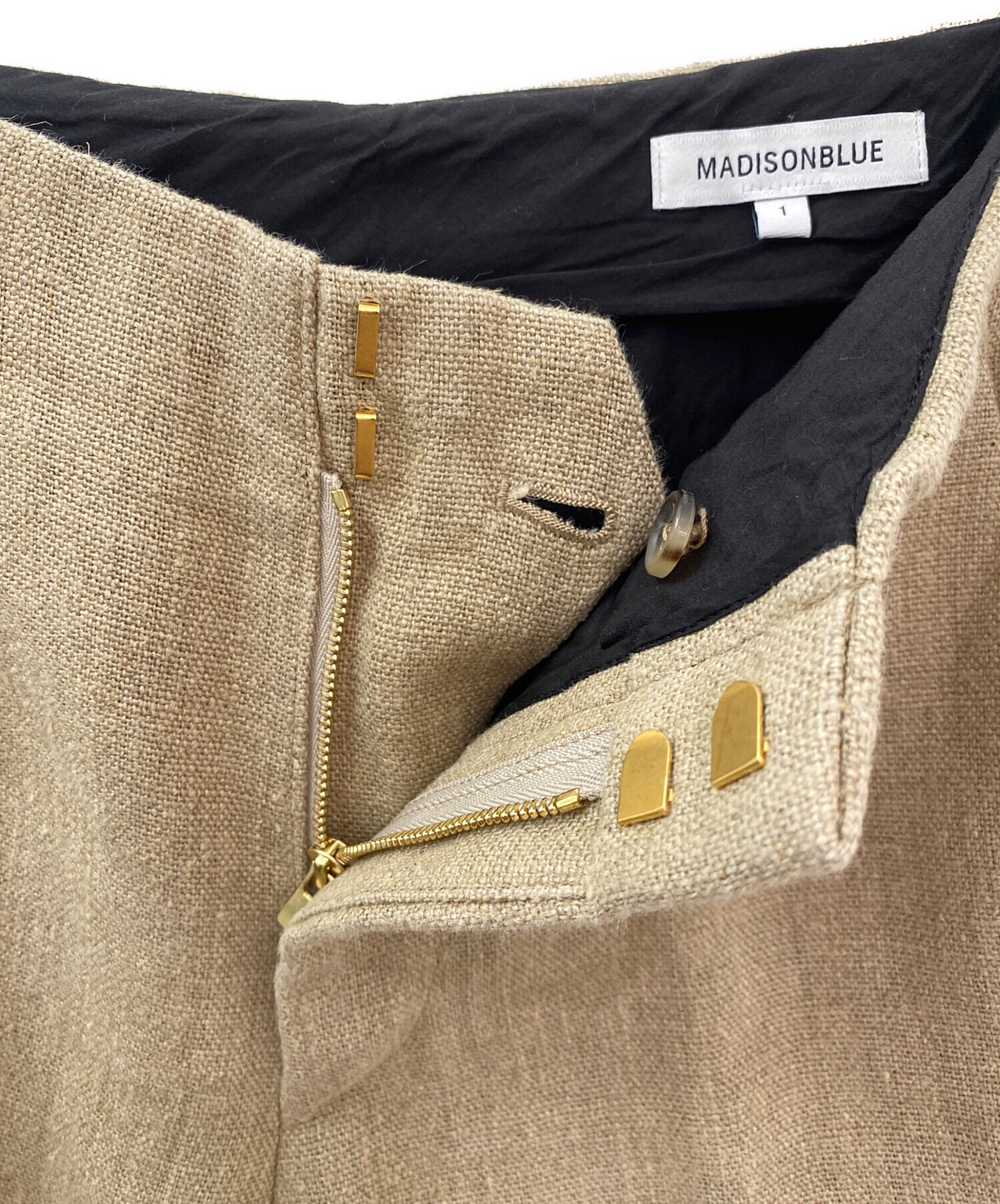 中古・古着通販】MADISON BLUE (マディソンブルー) FLARE PANTS LINEN