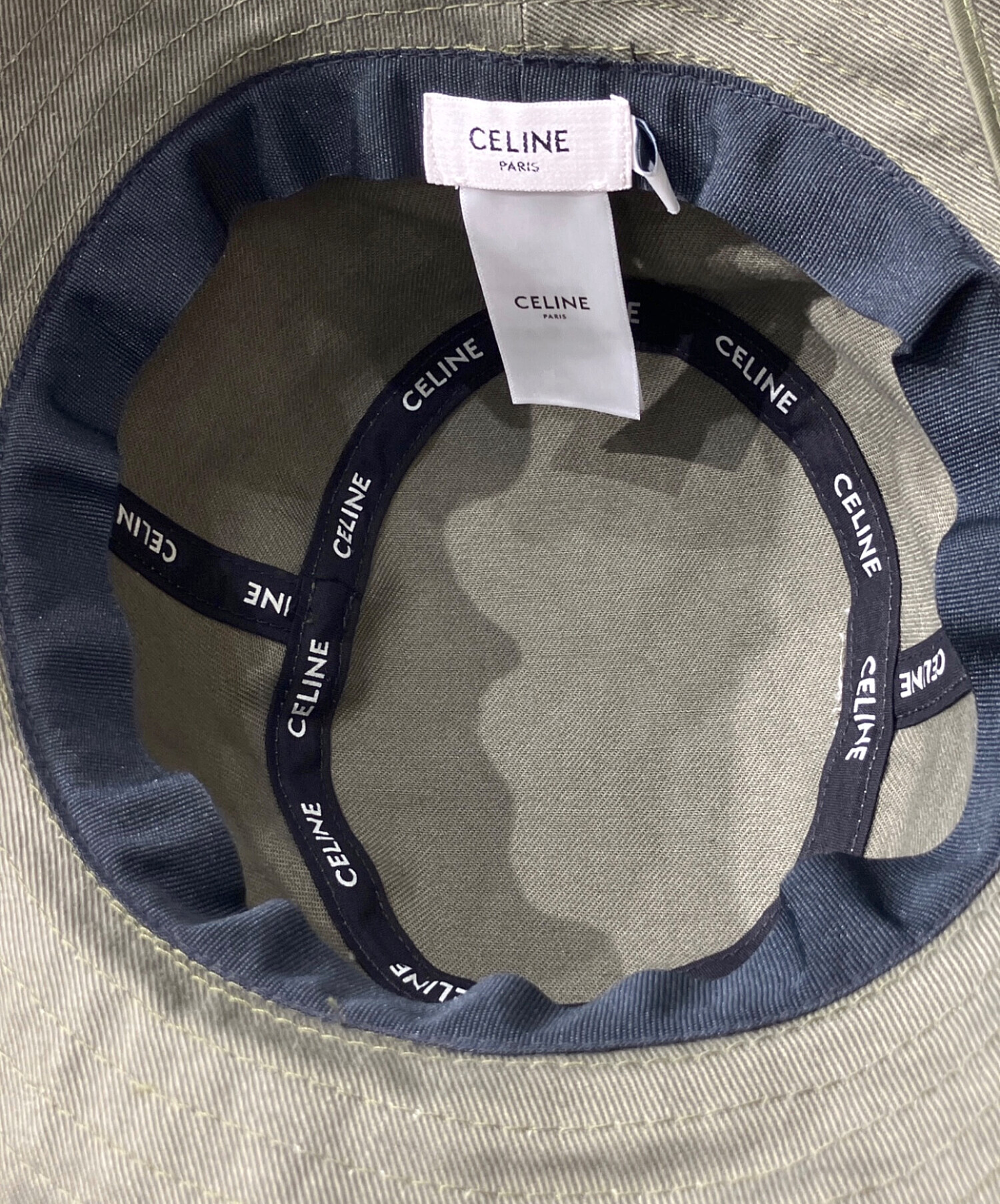 中古・古着通販】CELINE (セリーヌ) トリオンフ刺繍ウォーキングハット