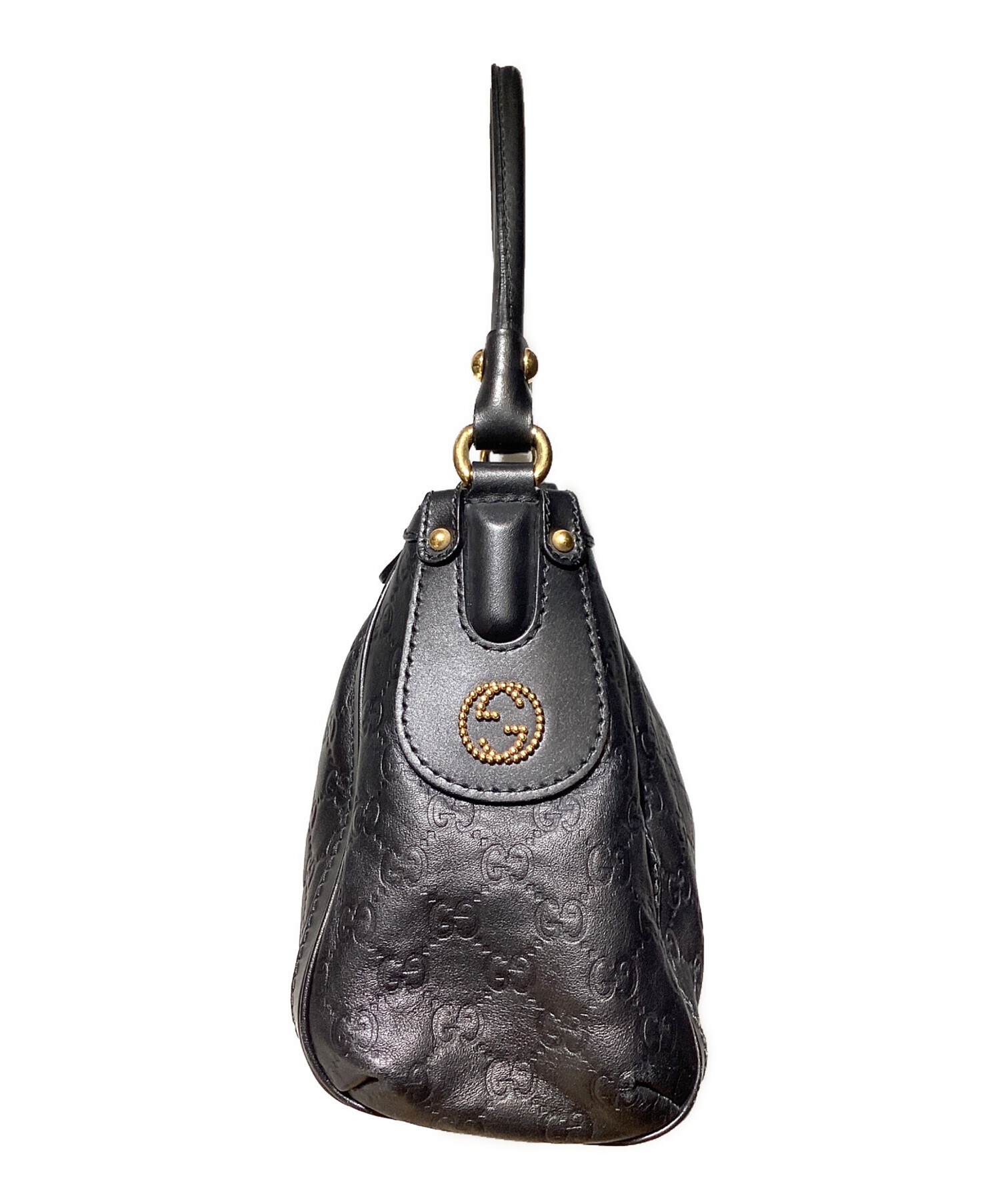 中古・古着通販】GUCCI (グッチ) Issima Leather shoulder bag（シマ 
