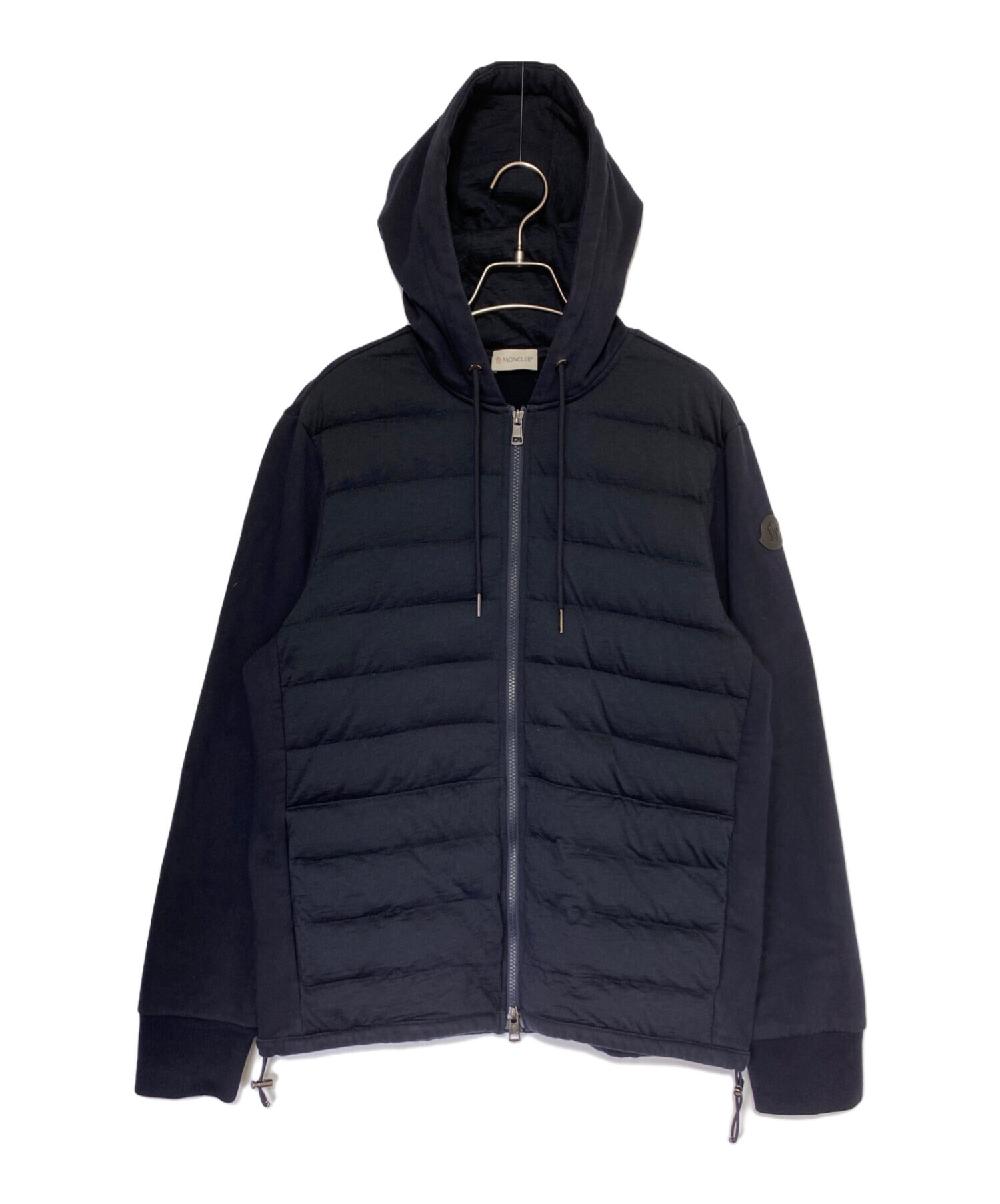Moncler MAGLIA CARDIGAN ネイビー パーカー 中古・古着通販】MONCLER (モンクレール) MAGLIA CARDIGAN/スウェット