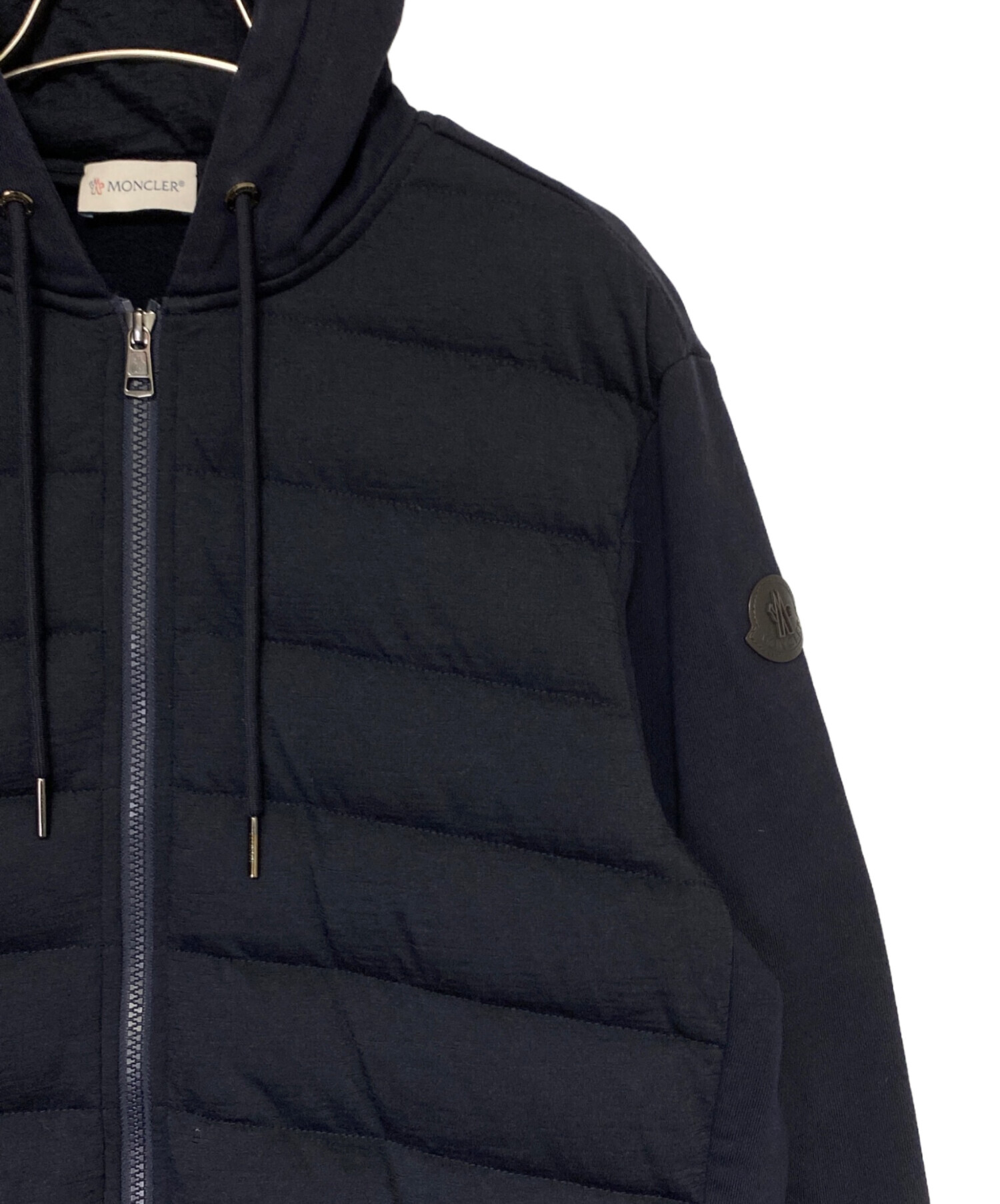 Moncler MAGLIA CARDIGAN ネイビー パーカー 中古・古着通販】MONCLER (モンクレール) MAGLIA CARDIGAN/パーカー